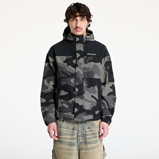 Columbia Challenger™ II Novelty Windbreaker Black Mod Camo/ Black