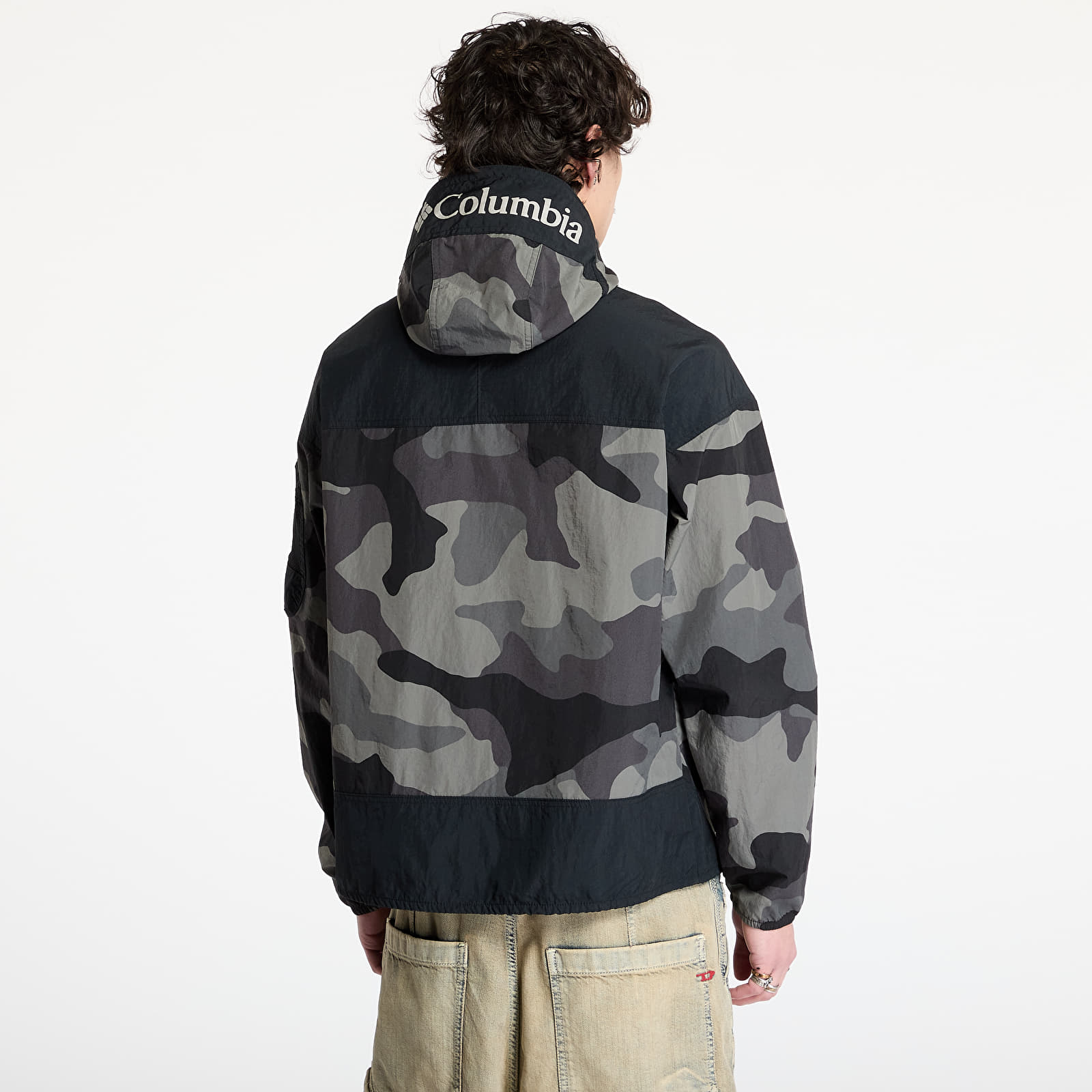 Muške vjetrovke Columbia Challenger™ II Novelty Windbreaker Black Mod Camo/ Black