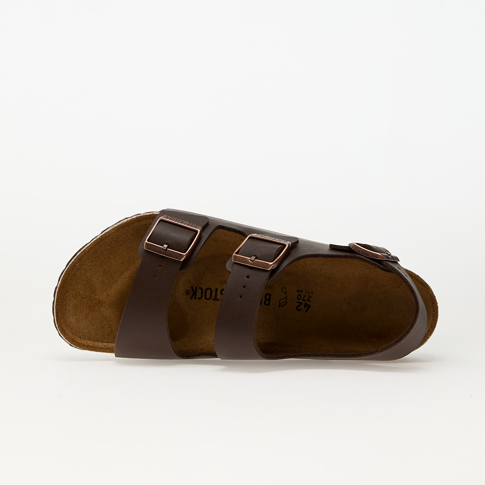 Herenschoenen Birkenstock Milano Birko-Flor dark brown