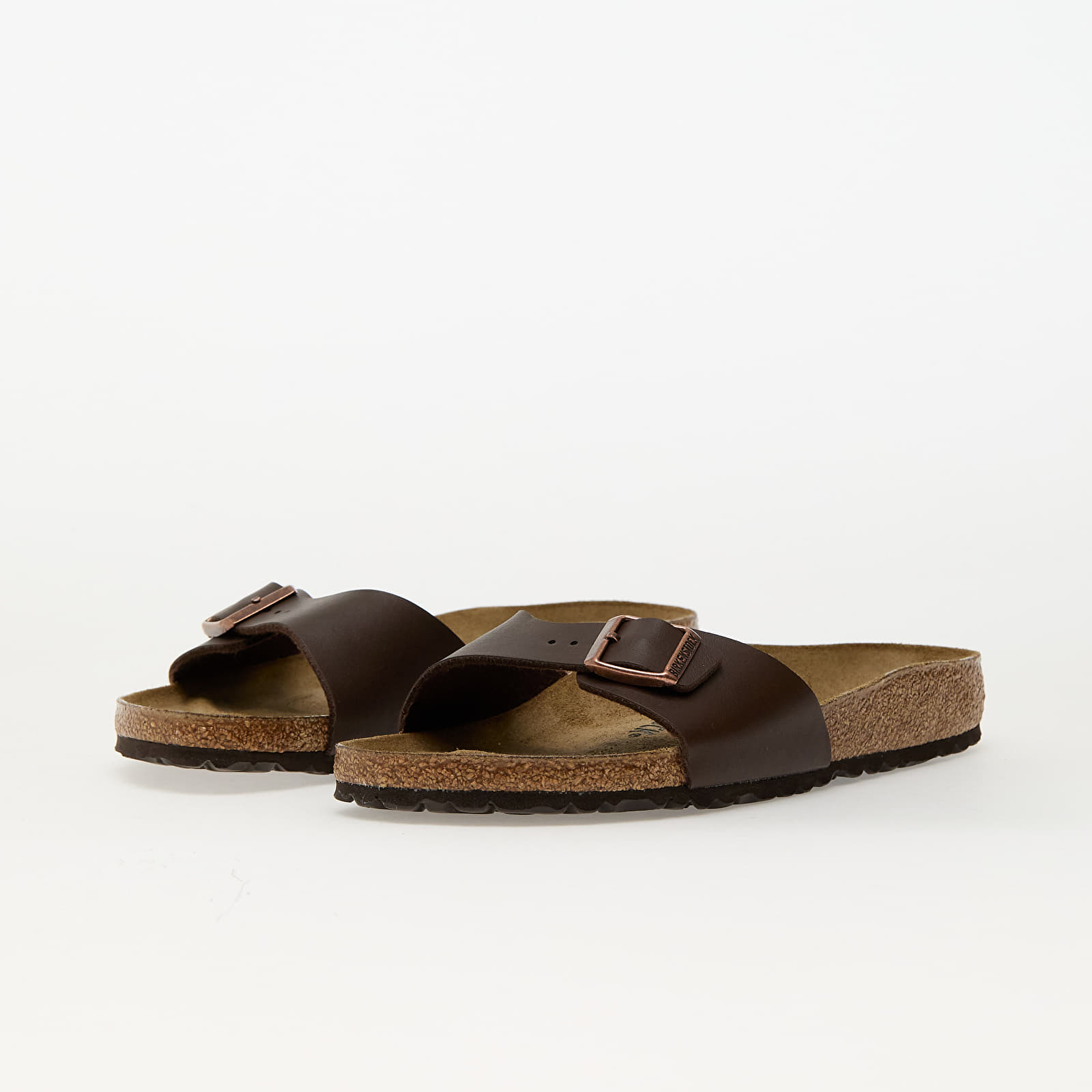 Women's sneakers and shoes Birkenstock Madrid Birko-Flor Dark Brown