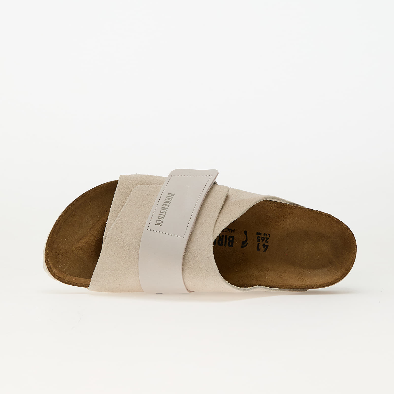 Women's sneakers and shoes Birkenstock Kyoto Nubuck Leather/Suede Antique White