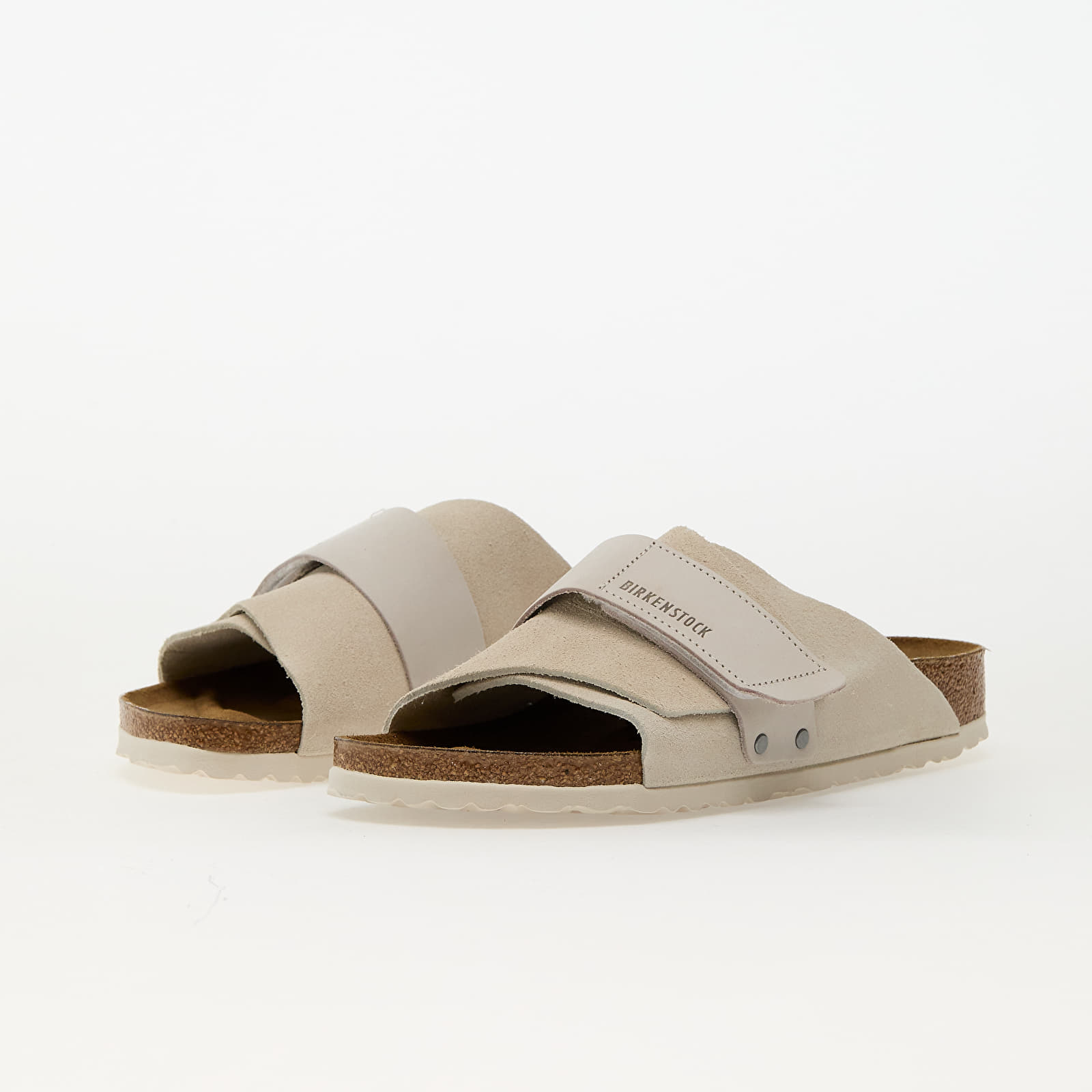 Women's sneakers and shoes Birkenstock Kyoto Nubuck Leather/Suede Antique White
