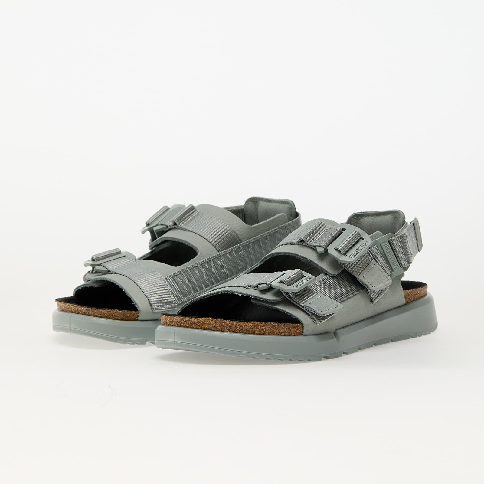 Miesten lenkkarit ja kengät Birkenstock Shinjuku Natural Leather/Textile Pure Sage