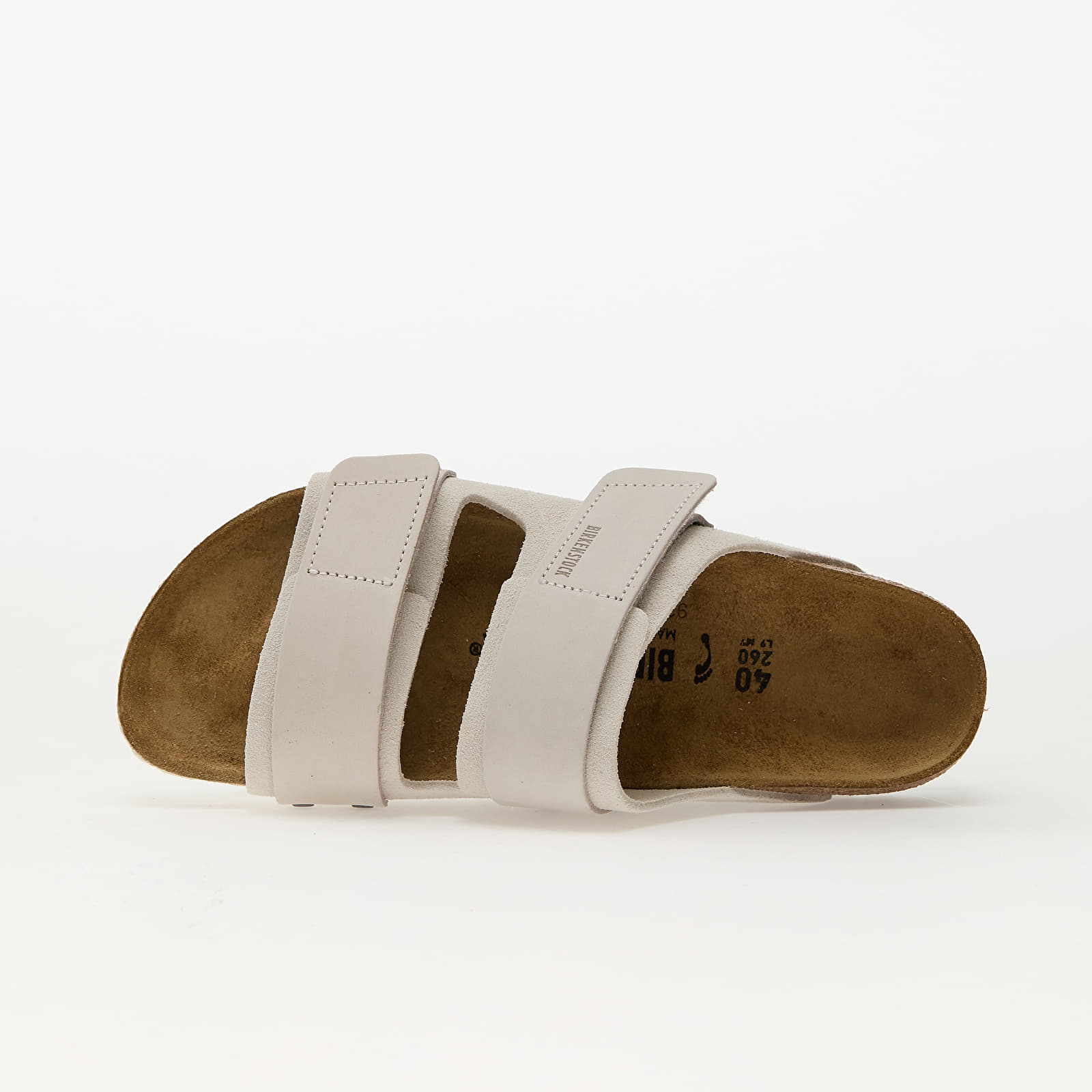 Naiste tossud ja kingad Birkenstock Uji Nubuck Leather/Suede Antique White