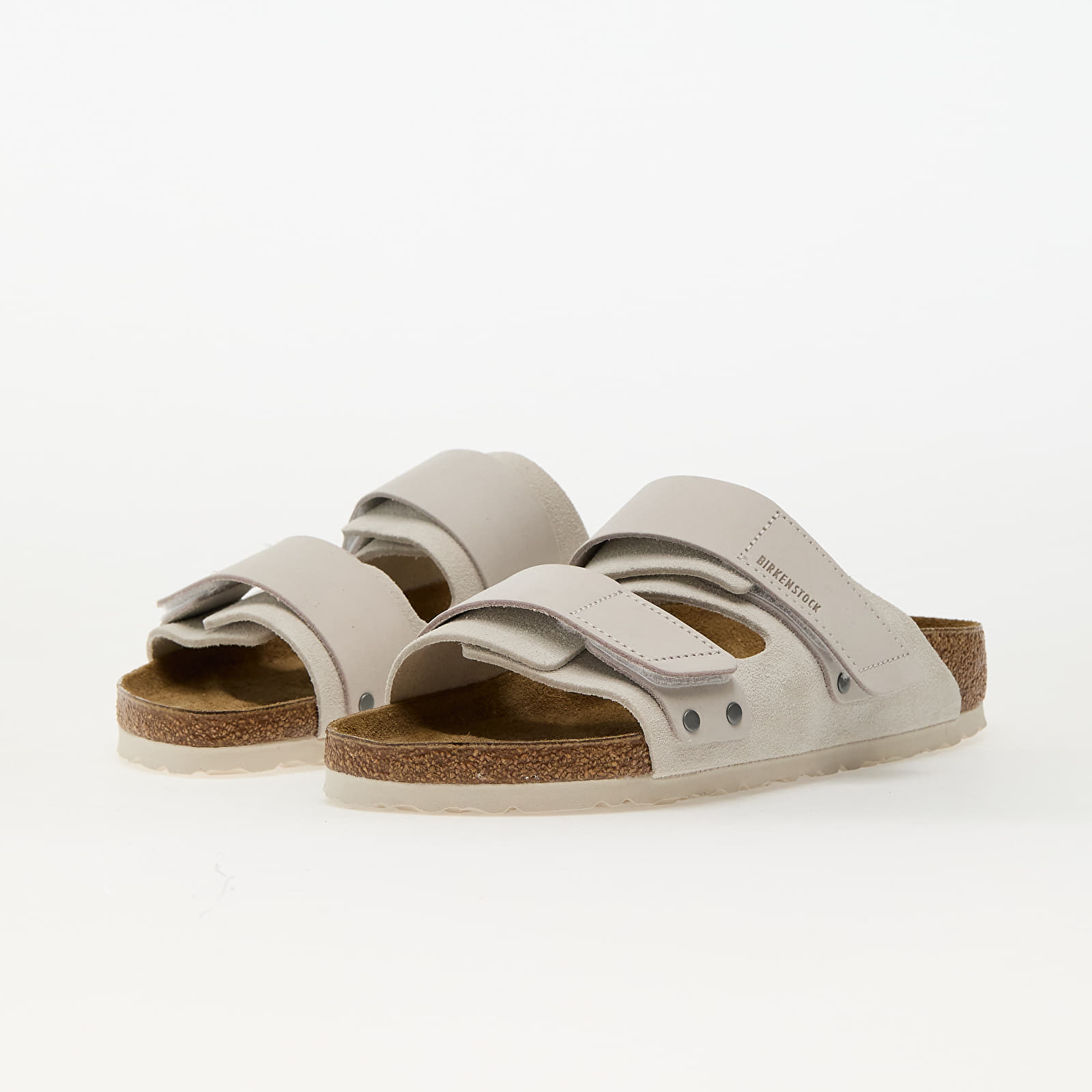 Naiste tossud ja kingad Birkenstock Uji Nubuck Leather/Suede Antique White