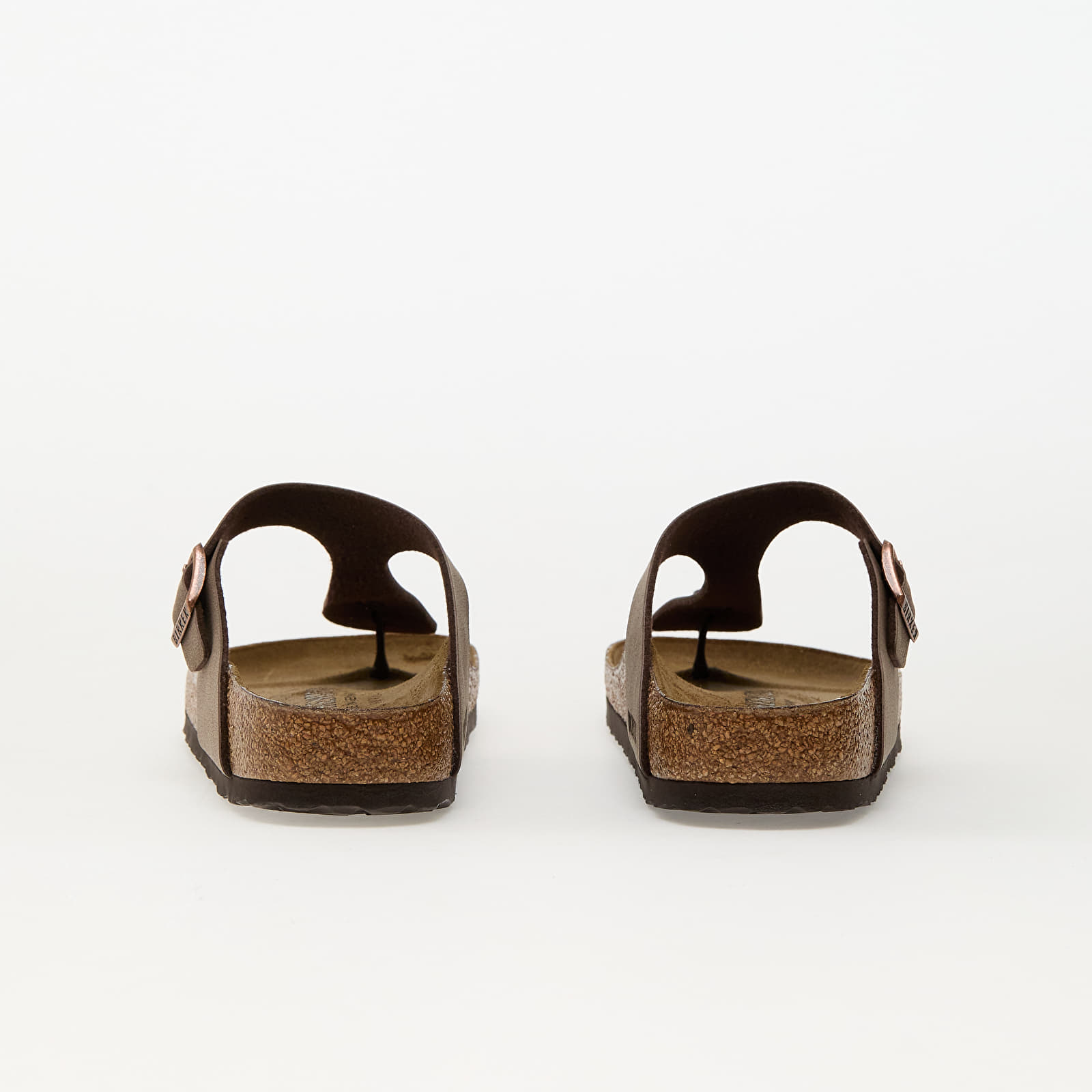 Women's sneakers and shoes Birkenstock Gizeh Birko-Flor Birkibuc mocca