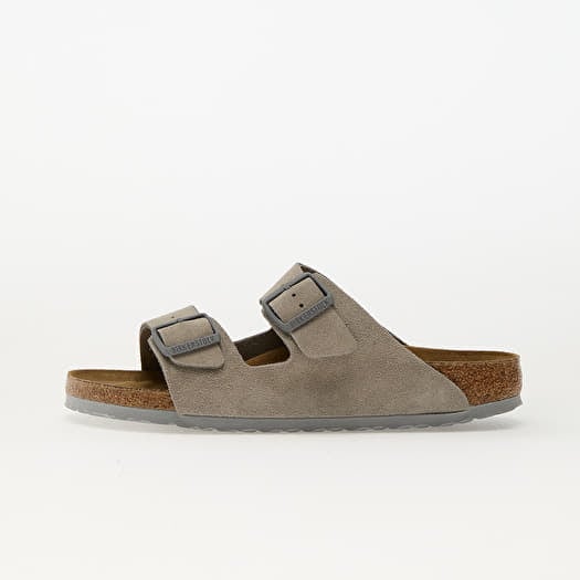 Birkenstock Arizona Suede Leather Stone Coin