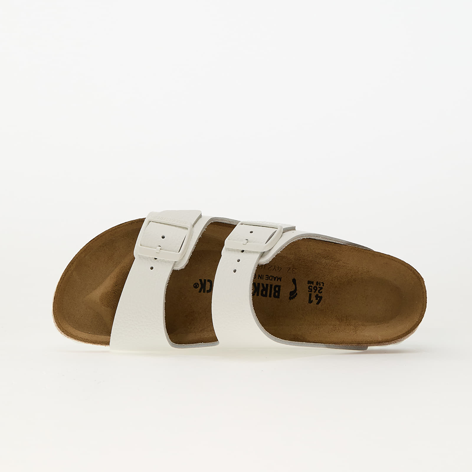 Women's sneakers and shoes Birkenstock Arizona Natural Leather White