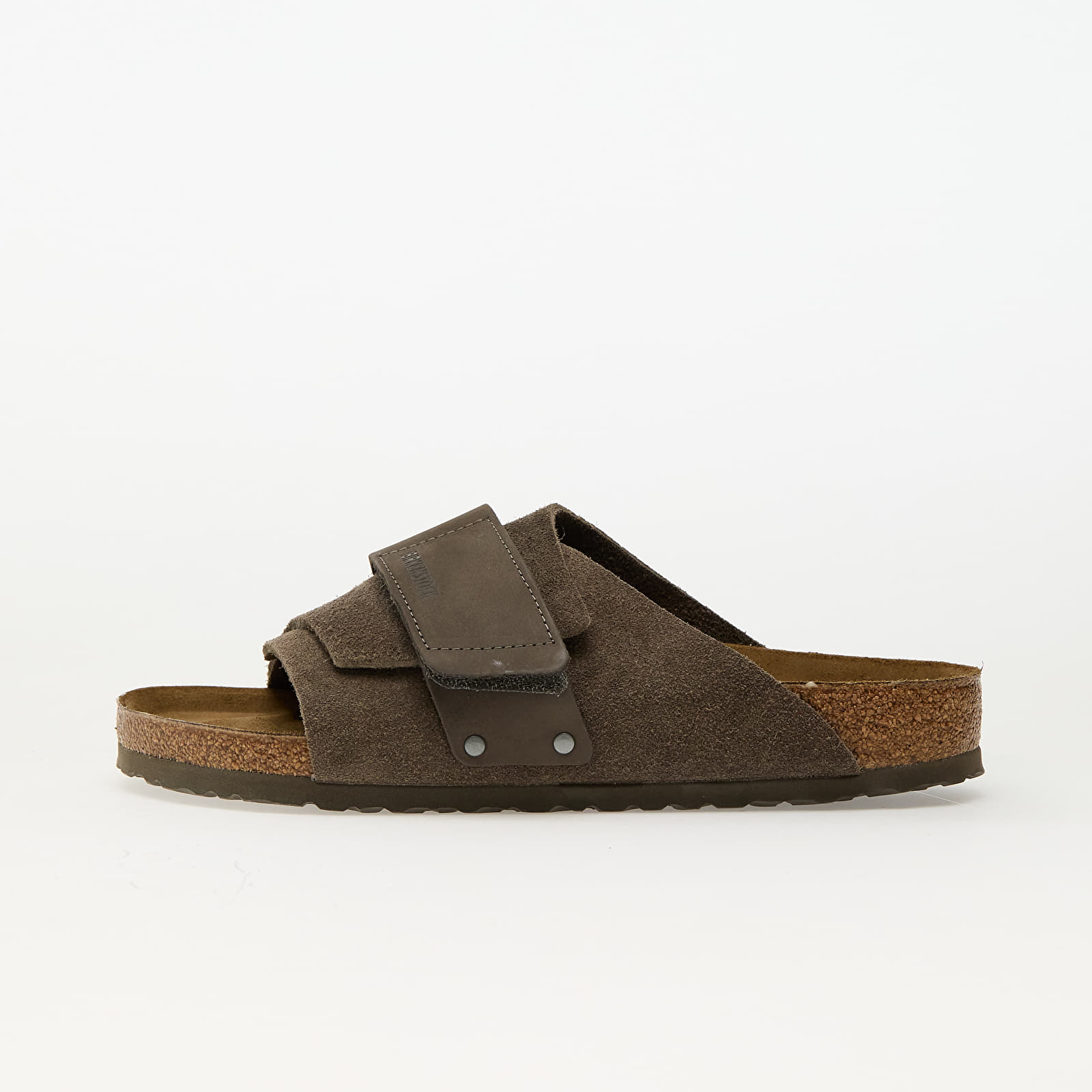 Мъжки маратонки и обувки Birkenstock Kyoto Nubuck Leather/Suede Concrete Gray