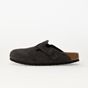 Birkenstock Boston Suede Leather Velvet grey