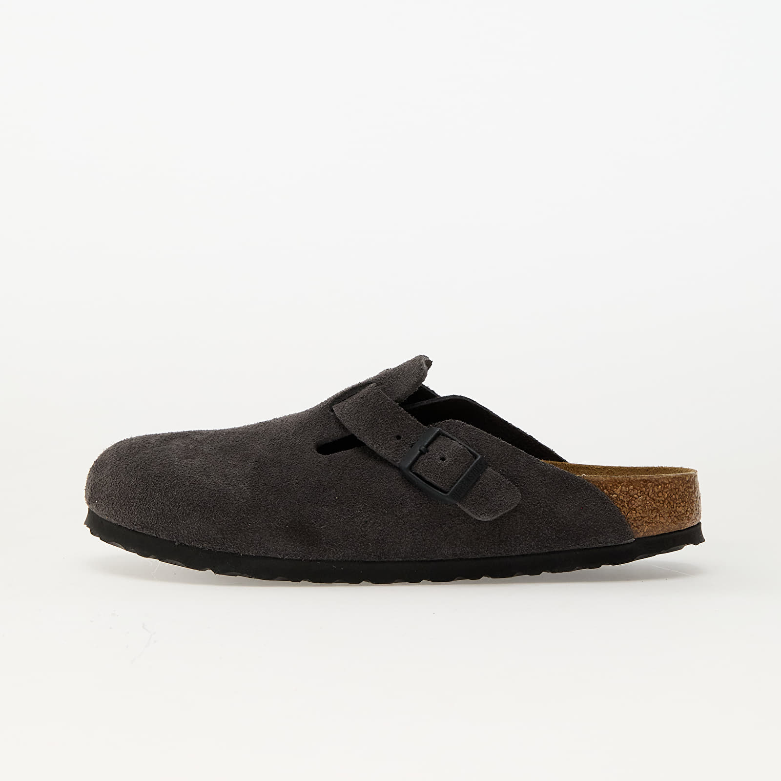 Sneakers und Schuhe für Frauen Birkenstock Boston Suede Leather Velvet grey