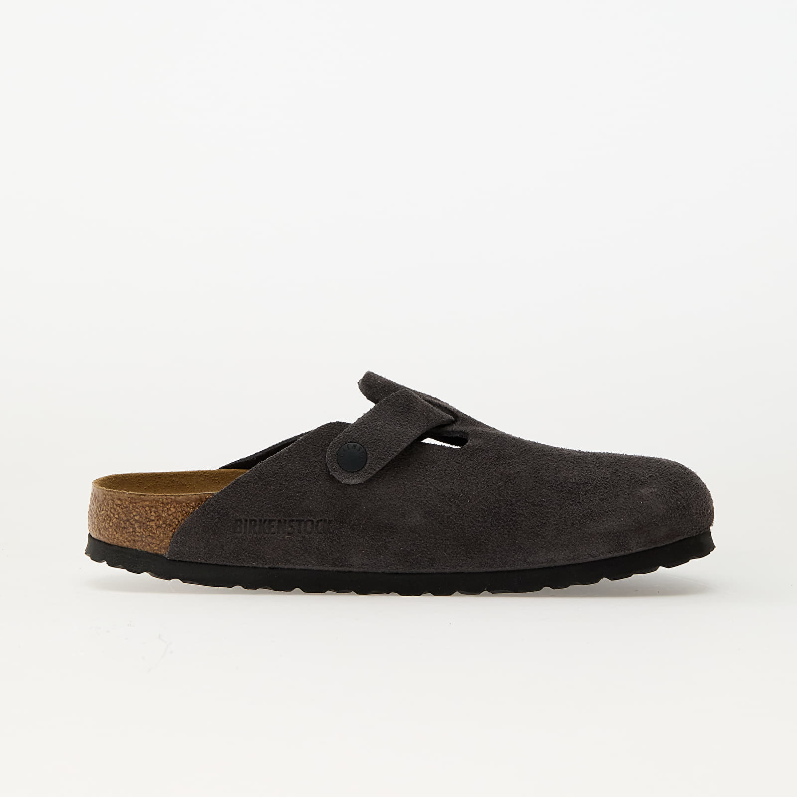 Sneakers und Schuhe für Frauen Birkenstock Boston Suede Leather Velvet grey