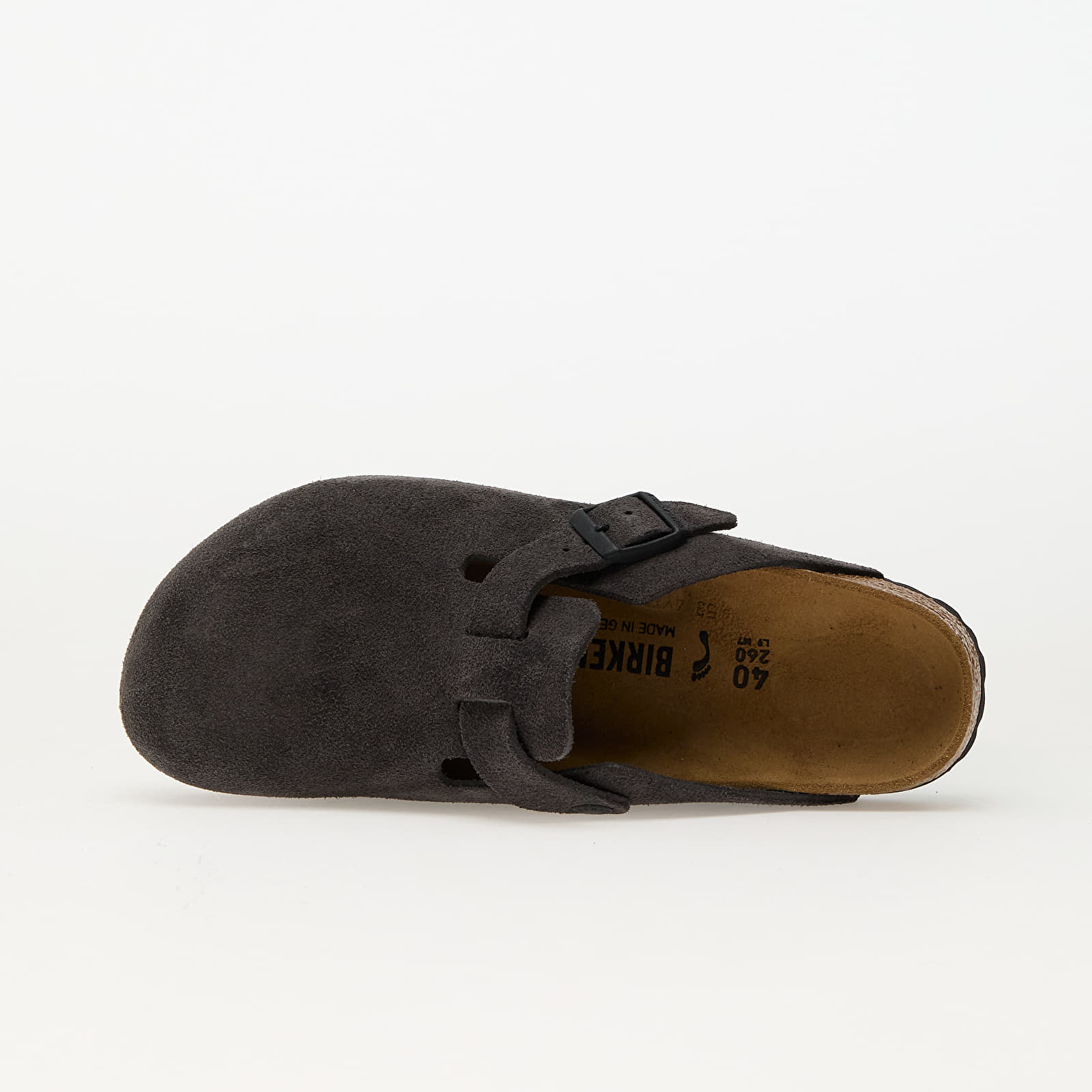 Sneakers und Schuhe für Frauen Birkenstock Boston Suede Leather Velvet grey