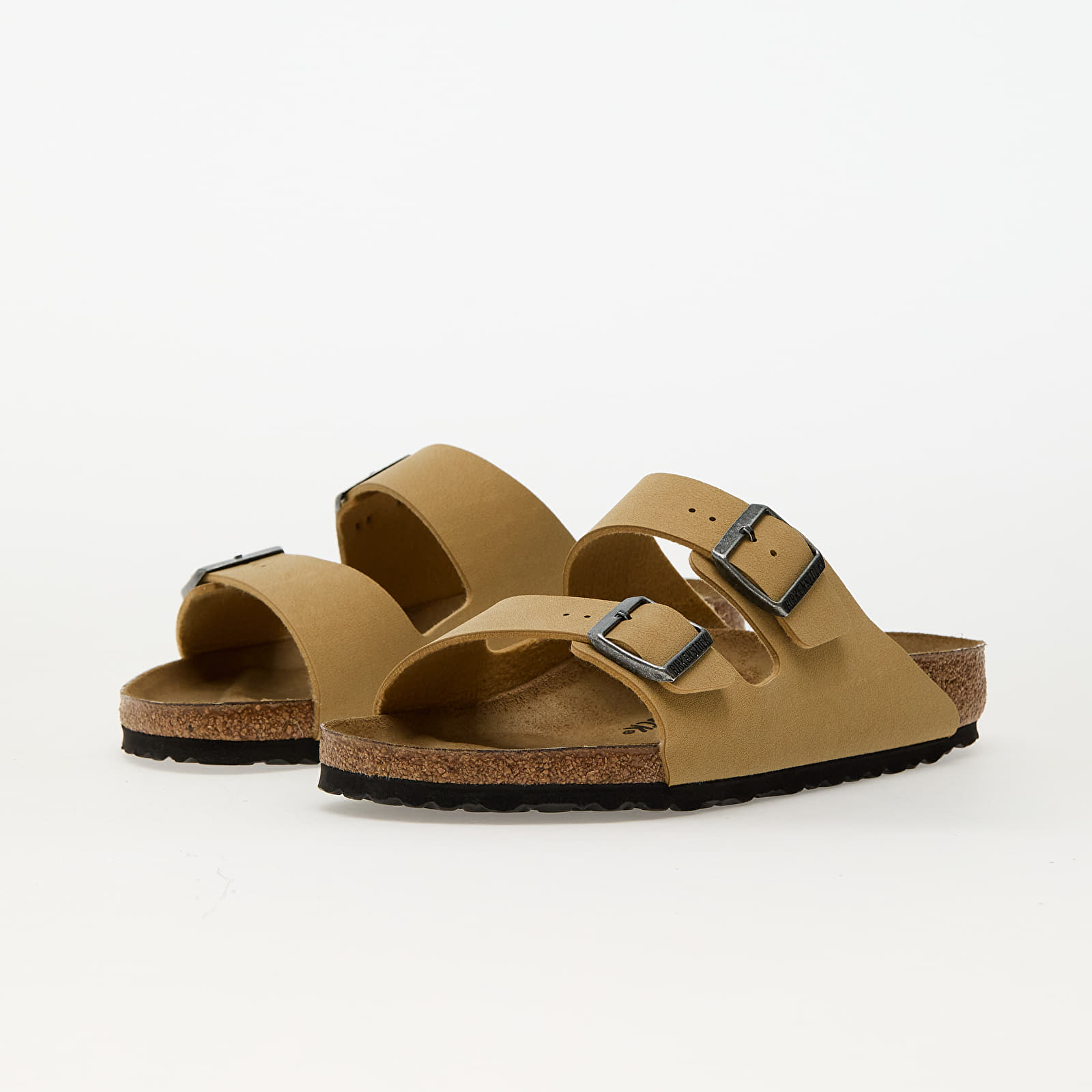 Zapatillas y zapatos de hombre Birkenstock Arizona Birko-Flor Birkibuc Birkibuc Latte Cream