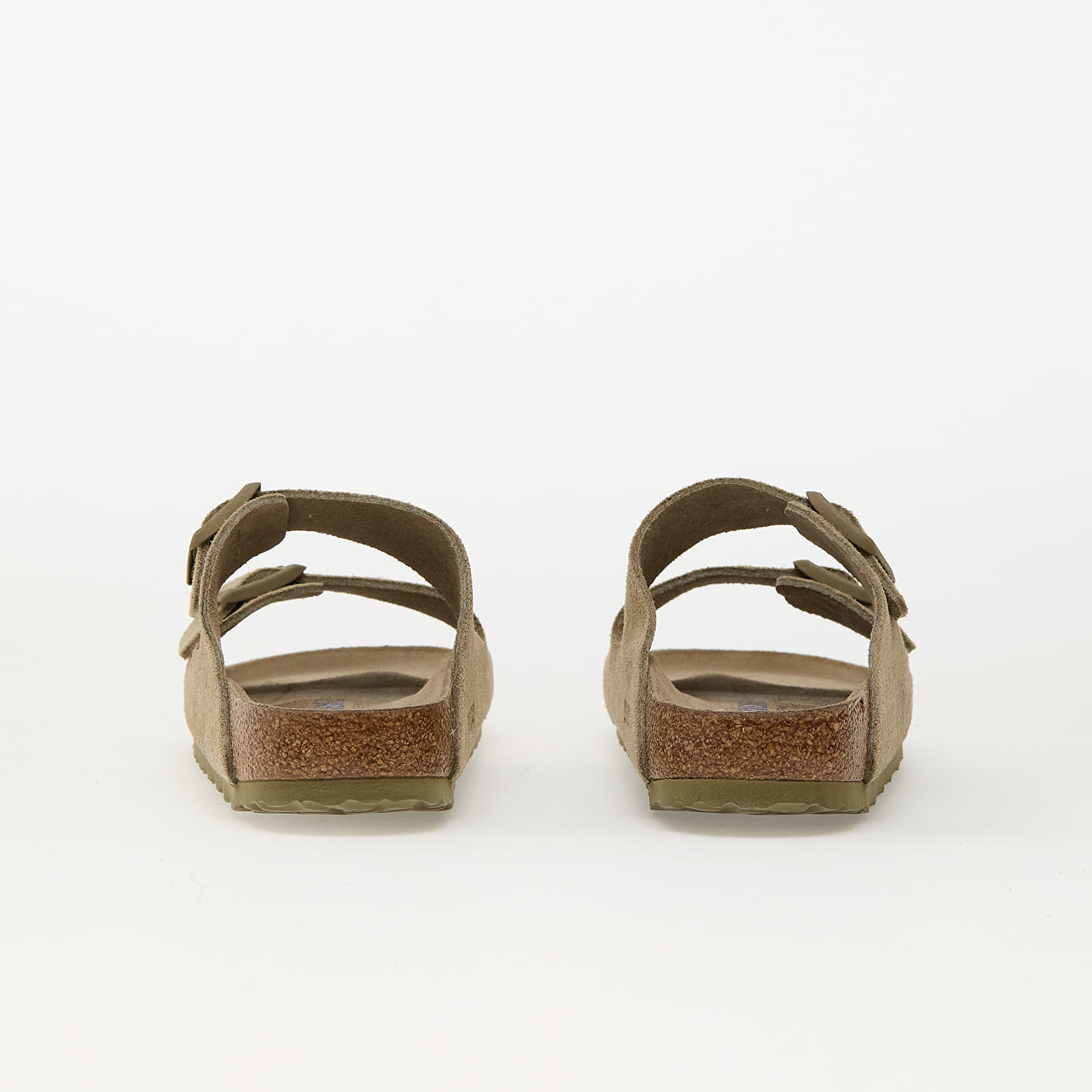 Zapatillas mujer Birkenstock Arizona Soft Footbed Suede Leather Faded Khaki