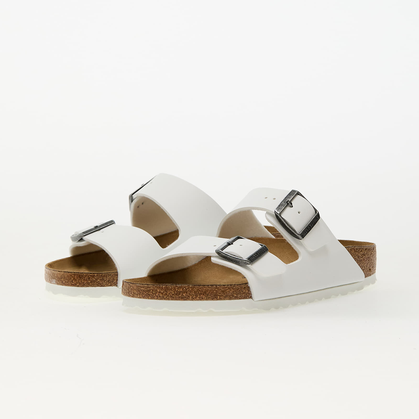 Sneakers und Schuhe für Frauen Birkenstock Arizona Birko-Flor White