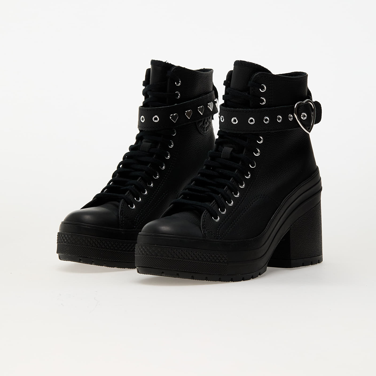 Buty damskie Converse Chuck 70 De Luxe Heel Hi Black/ Black