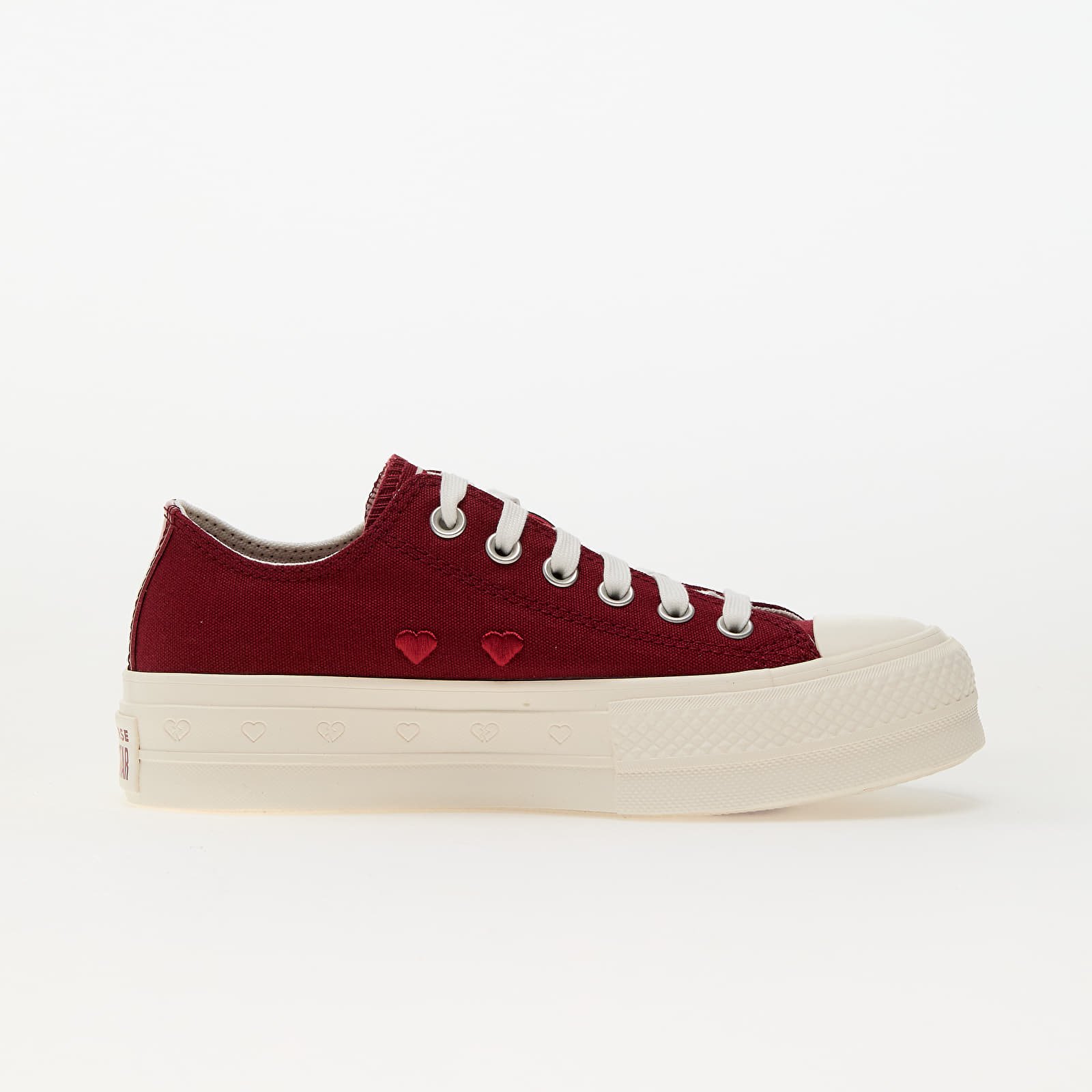 Women's sneakers and shoes Converse Chuck Taylor All Star Lift Ox Park Red/ Vintage White