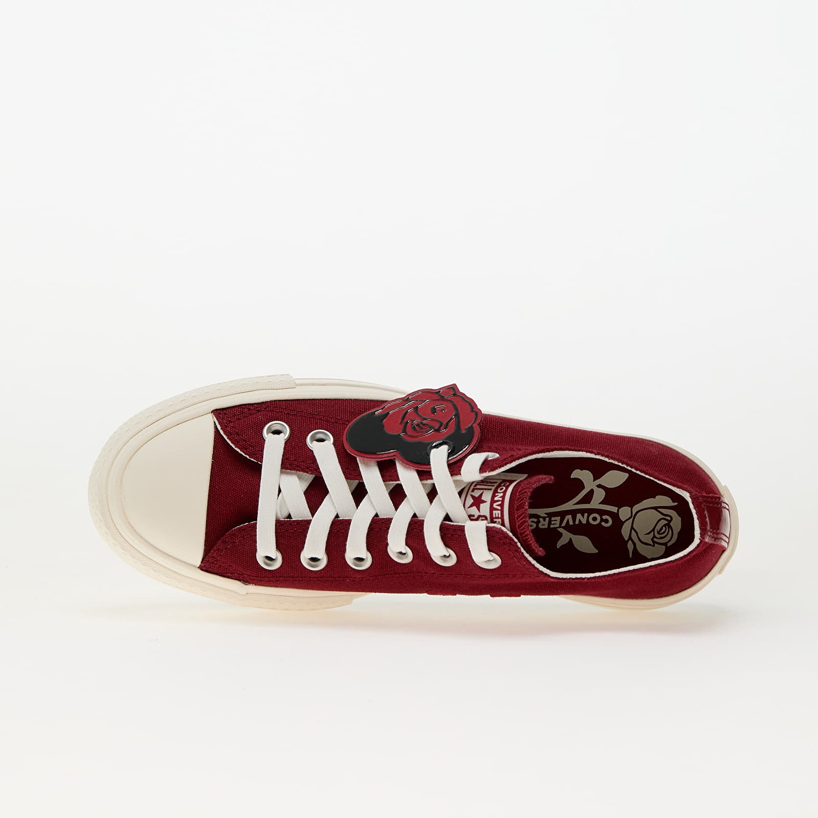 Women's sneakers and shoes Converse Chuck Taylor All Star Lift Ox Park Red/ Vintage White