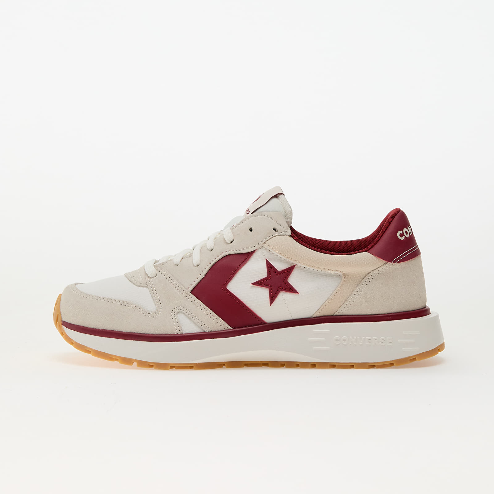 Men's sneakers and shoes Converse Omni Trainer Ox Egret/ Park Red