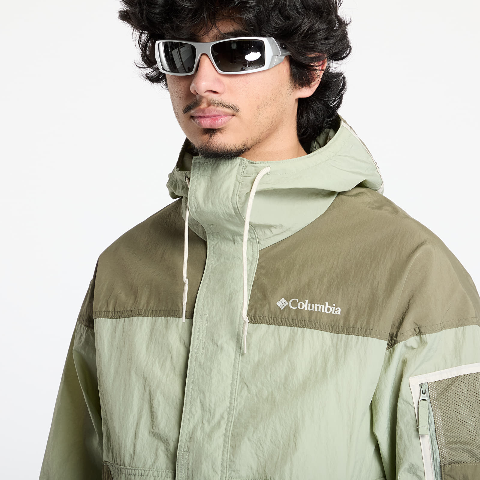 Men's windbreakers Columbia Challenger™ II Windbreaker Safari/ Stone Green