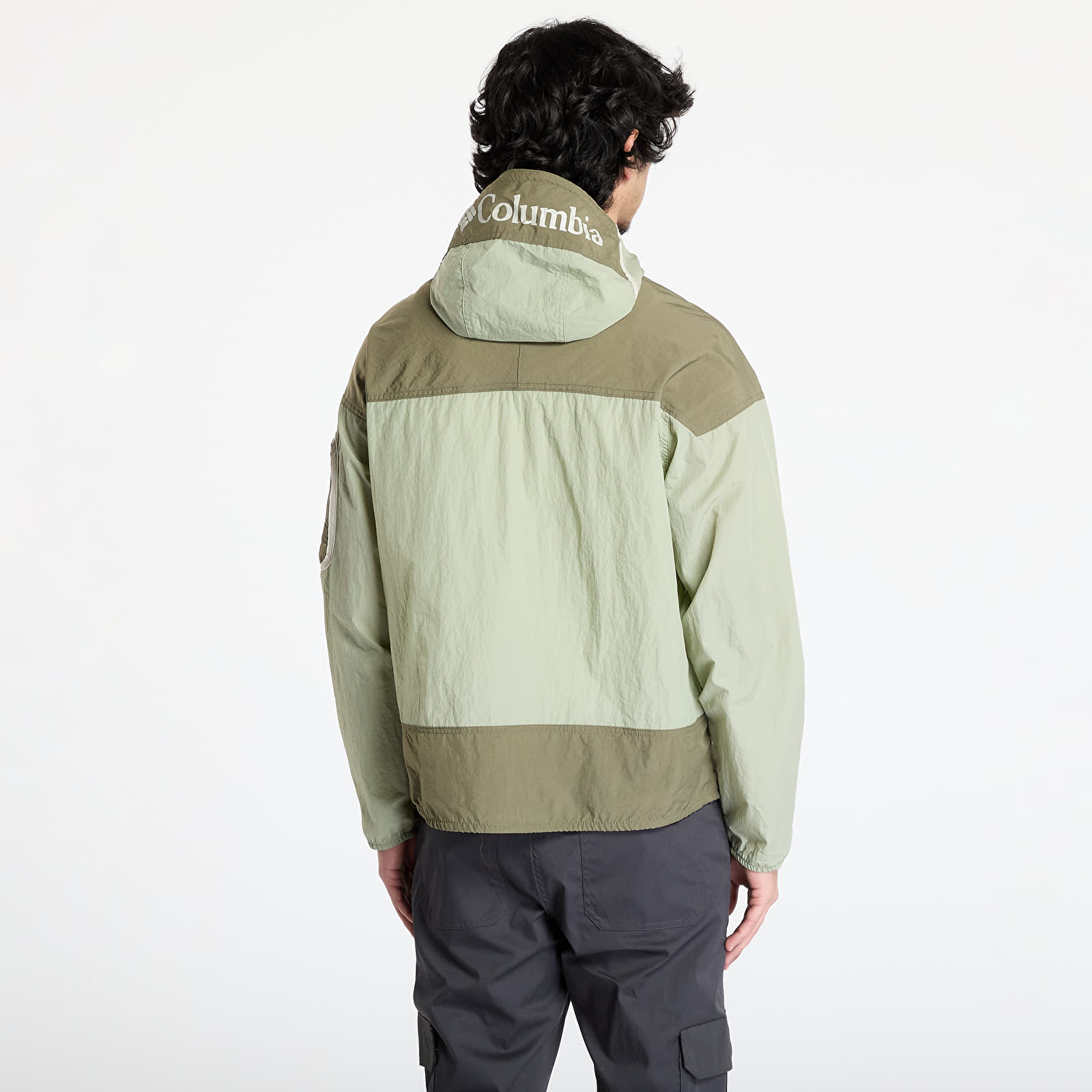 Men's windbreakers Columbia Challenger™ II Windbreaker Safari/ Stone Green