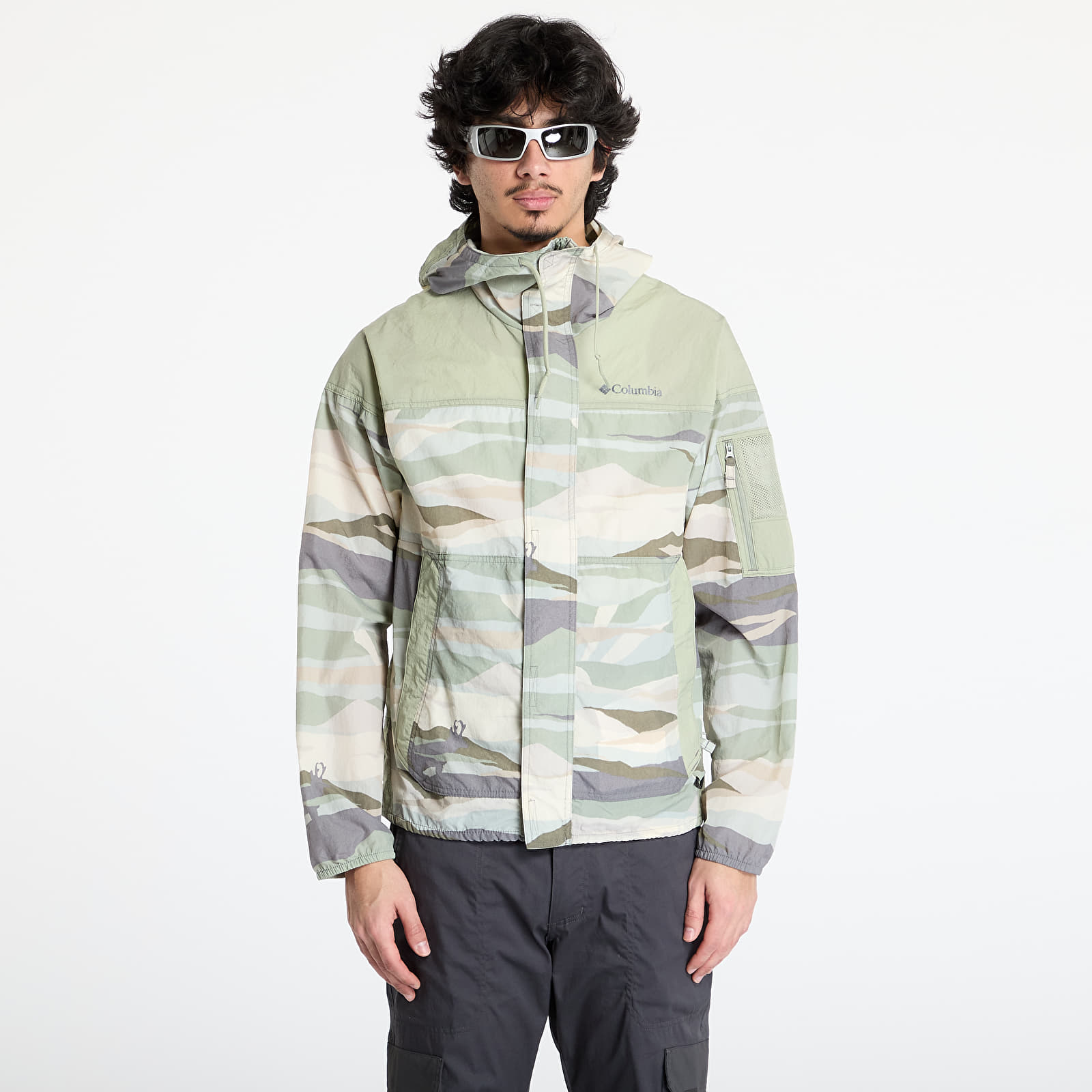 Meeste tuulepluusid Columbia Challenger™ II Novelty Windbreaker Safari Roque Valley/ Safari