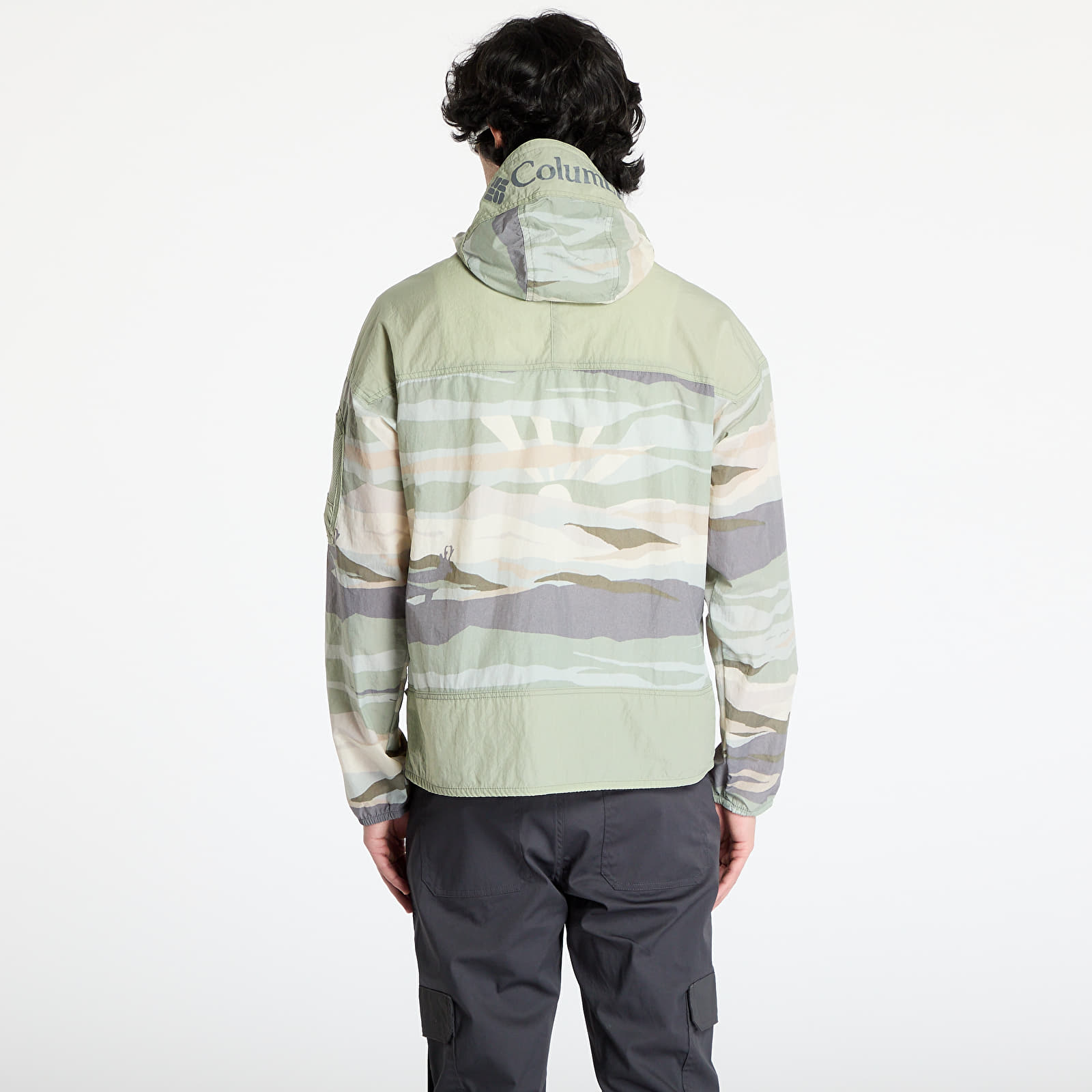 Meeste tuulepluusid Columbia Challenger™ II Novelty Windbreaker Safari Roque Valley/ Safari