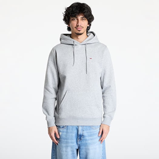 Tommy Jeans Regular S Flag Hoodie Gray