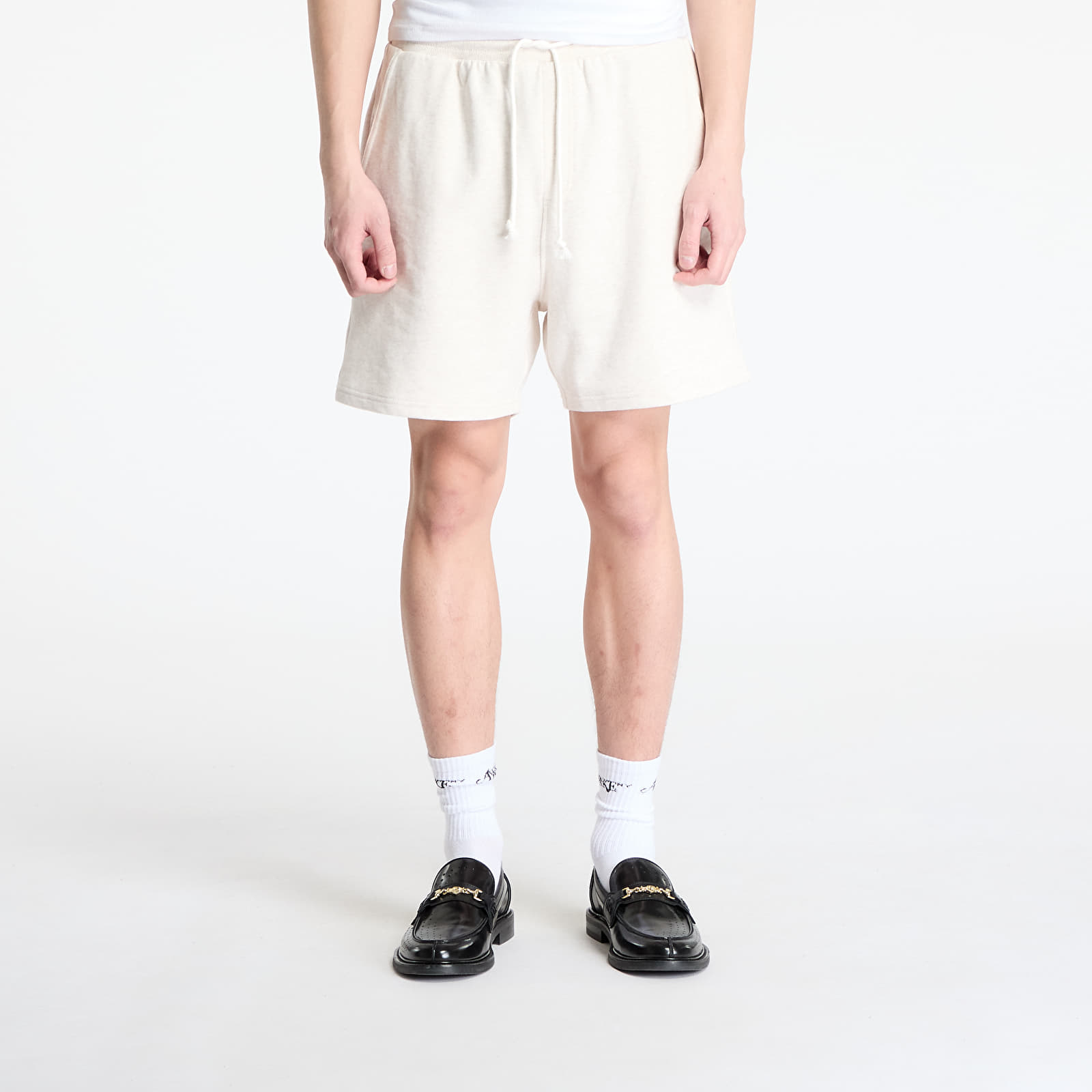 Pantalones cortos para hombre Tommy Jeans Entry Graphic Sweatshorts Beige