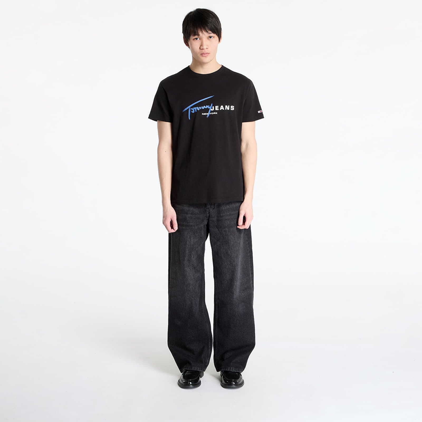 T-shirt Tommy Jeans Regular Signature Dna Tee Black S