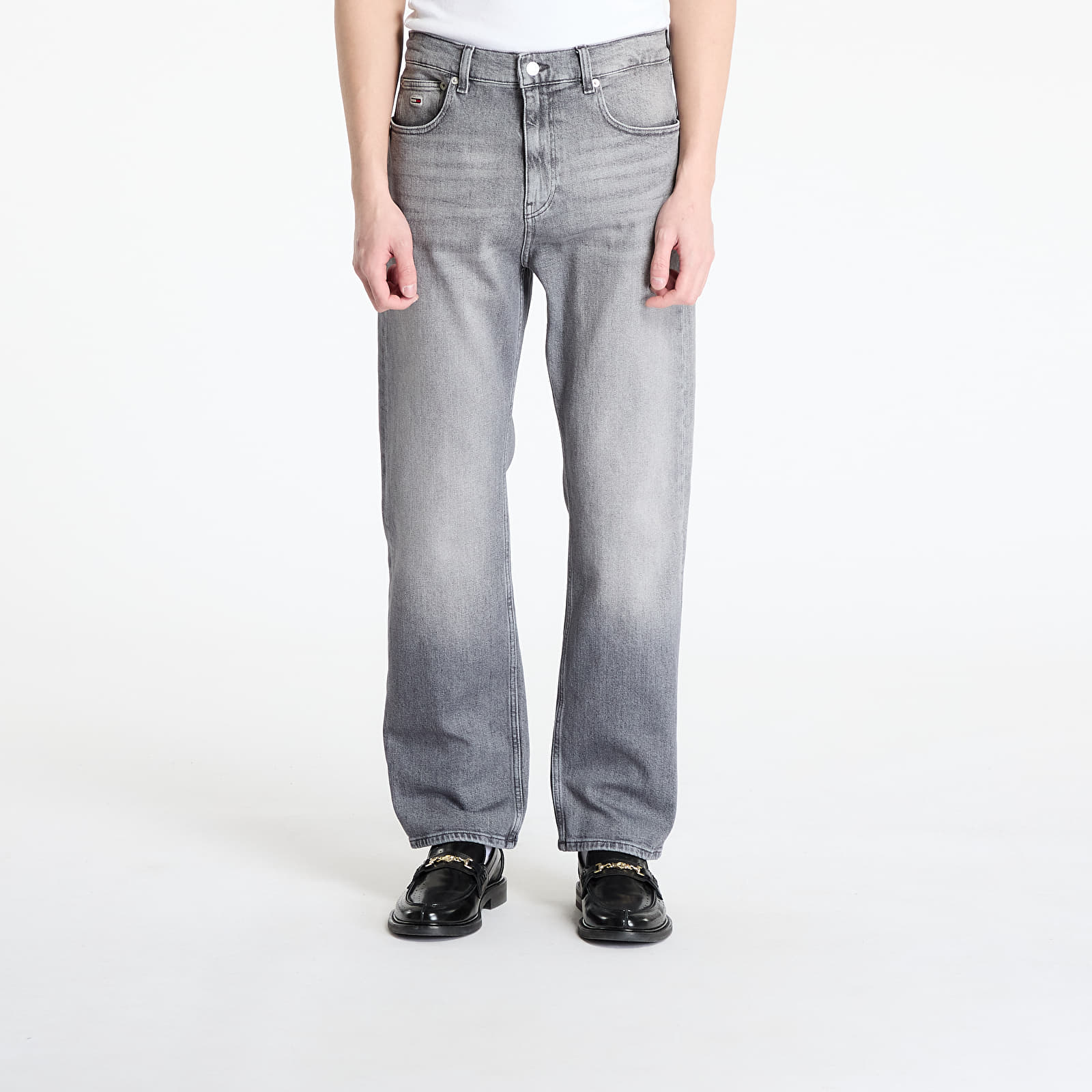 Vaqueros para hombre Tommy Jeans Otis Regular Straight Jeans Denim Black