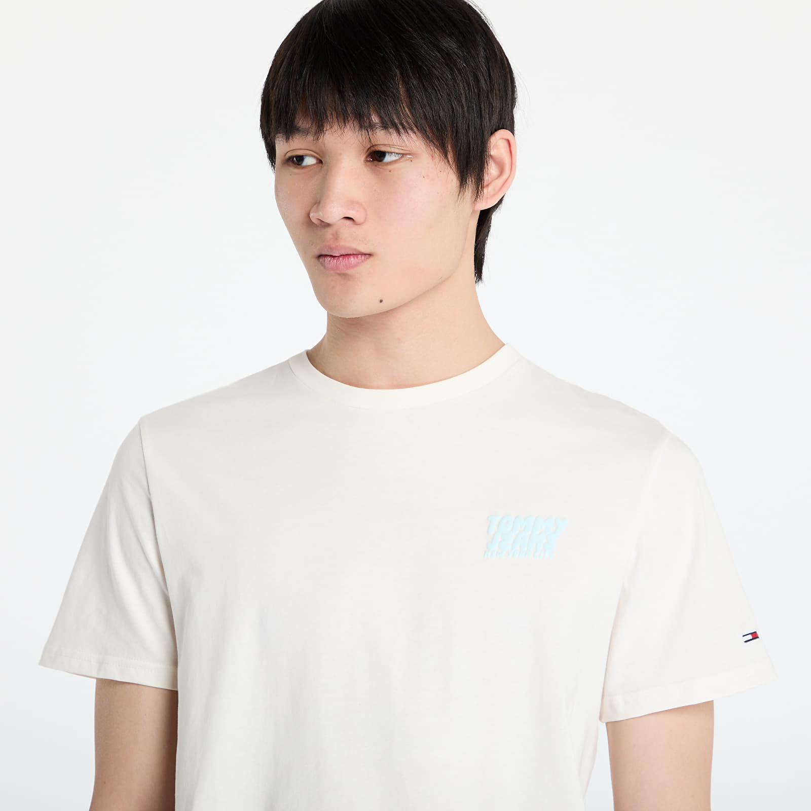 Vīriešu T-krekli Tommy Jeans Slim Bubble Print Tee White