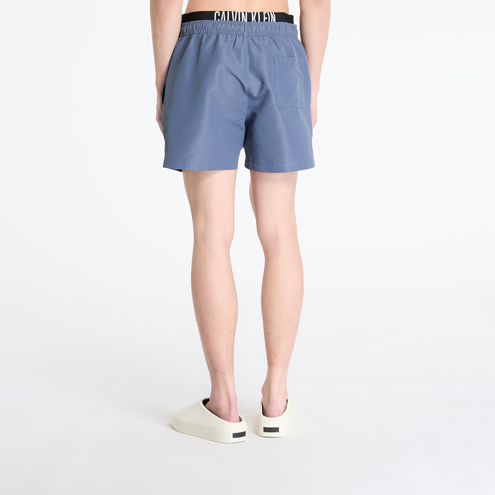 Moške kopalke Calvin Klein Jeans Medium Double Wb Boardshorts Gray