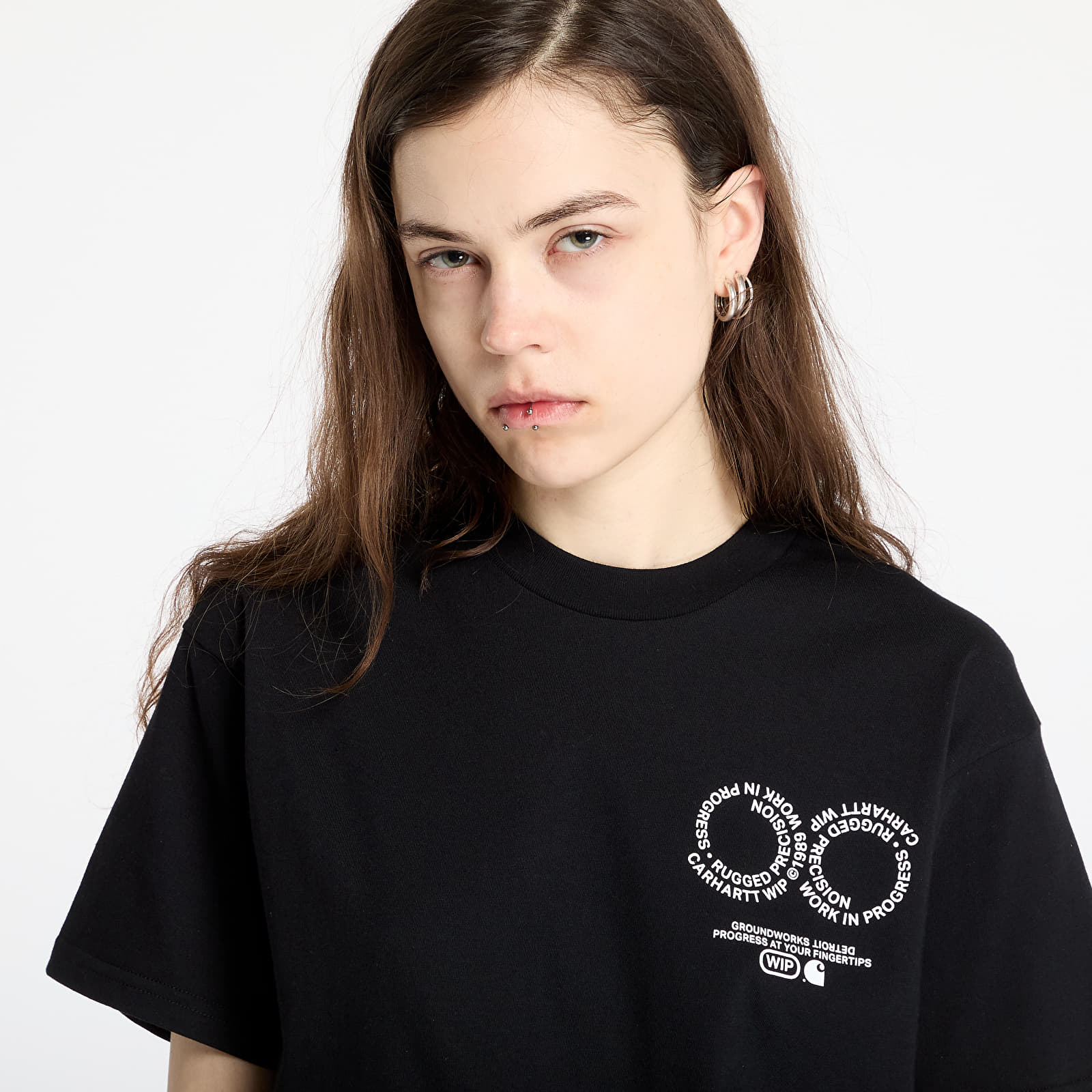 Men's T-shirts Carhartt WIP S/S Rotation T-Shirt UNISEX Black/ White