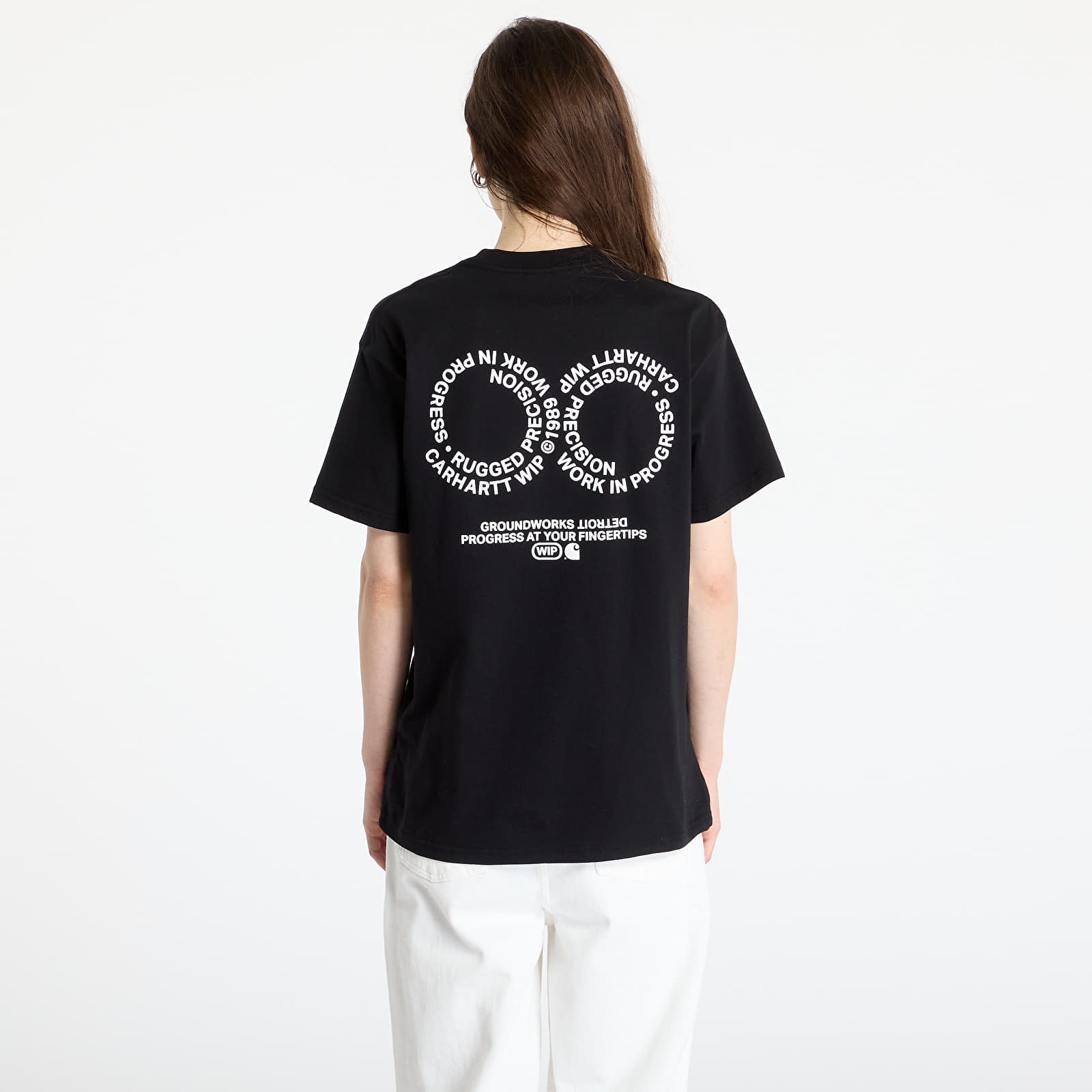Men's T-shirts Carhartt WIP S/S Rotation T-Shirt UNISEX Black/ White