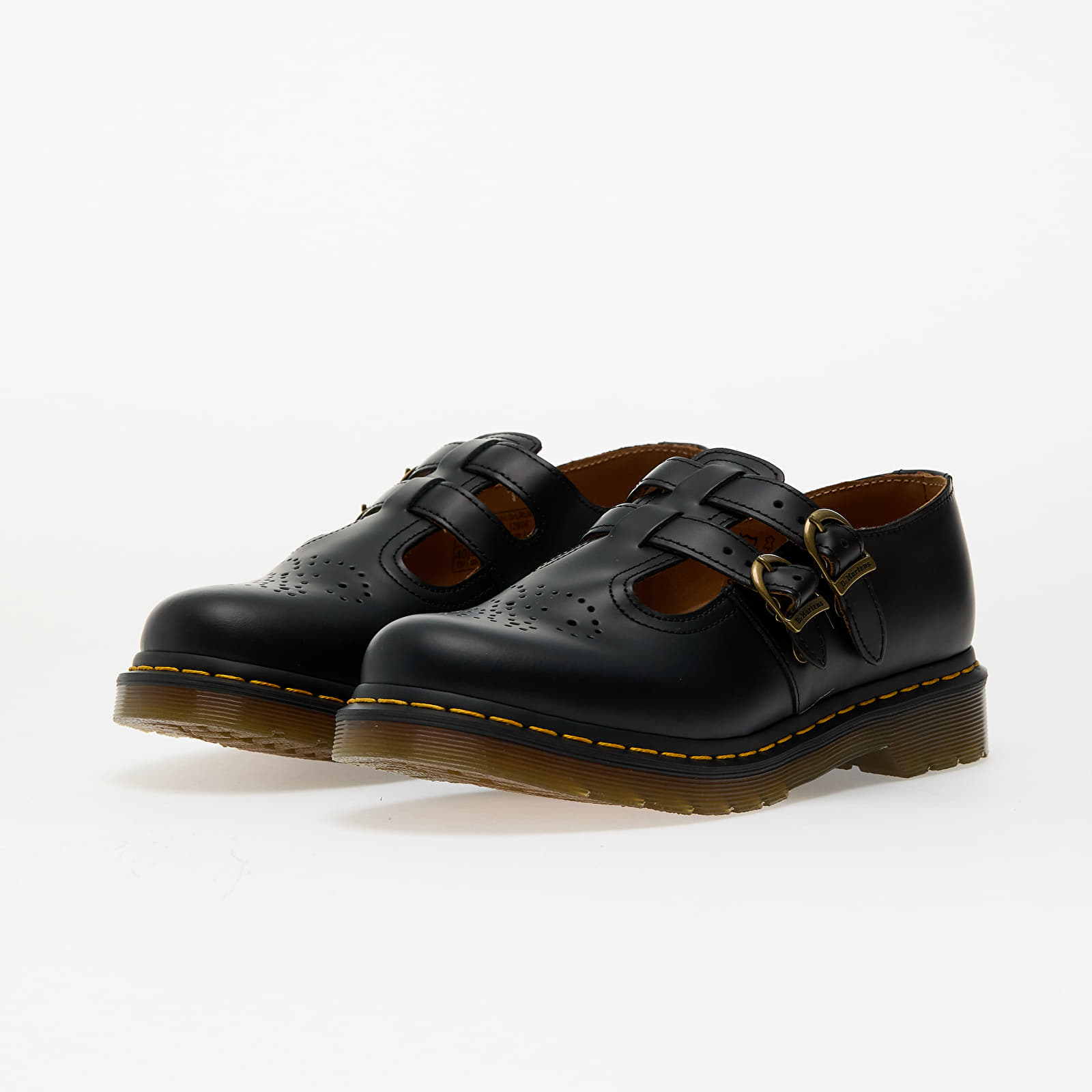 Damessneakers en -schoenen Dr. Martens 8065 Mary Jane Black Smooth