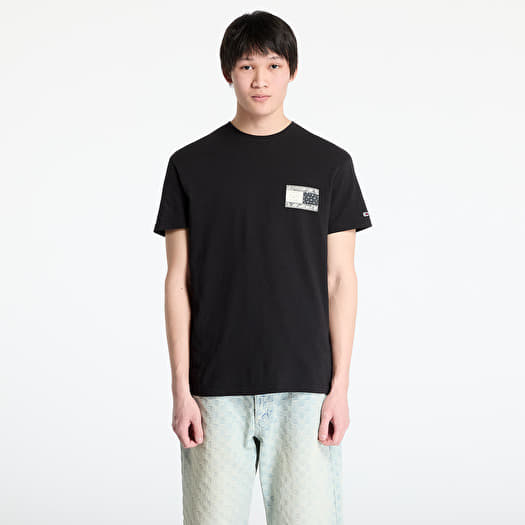 Μπλουζάκι Tommy Jeans Regular Paisley Flag Tee Black