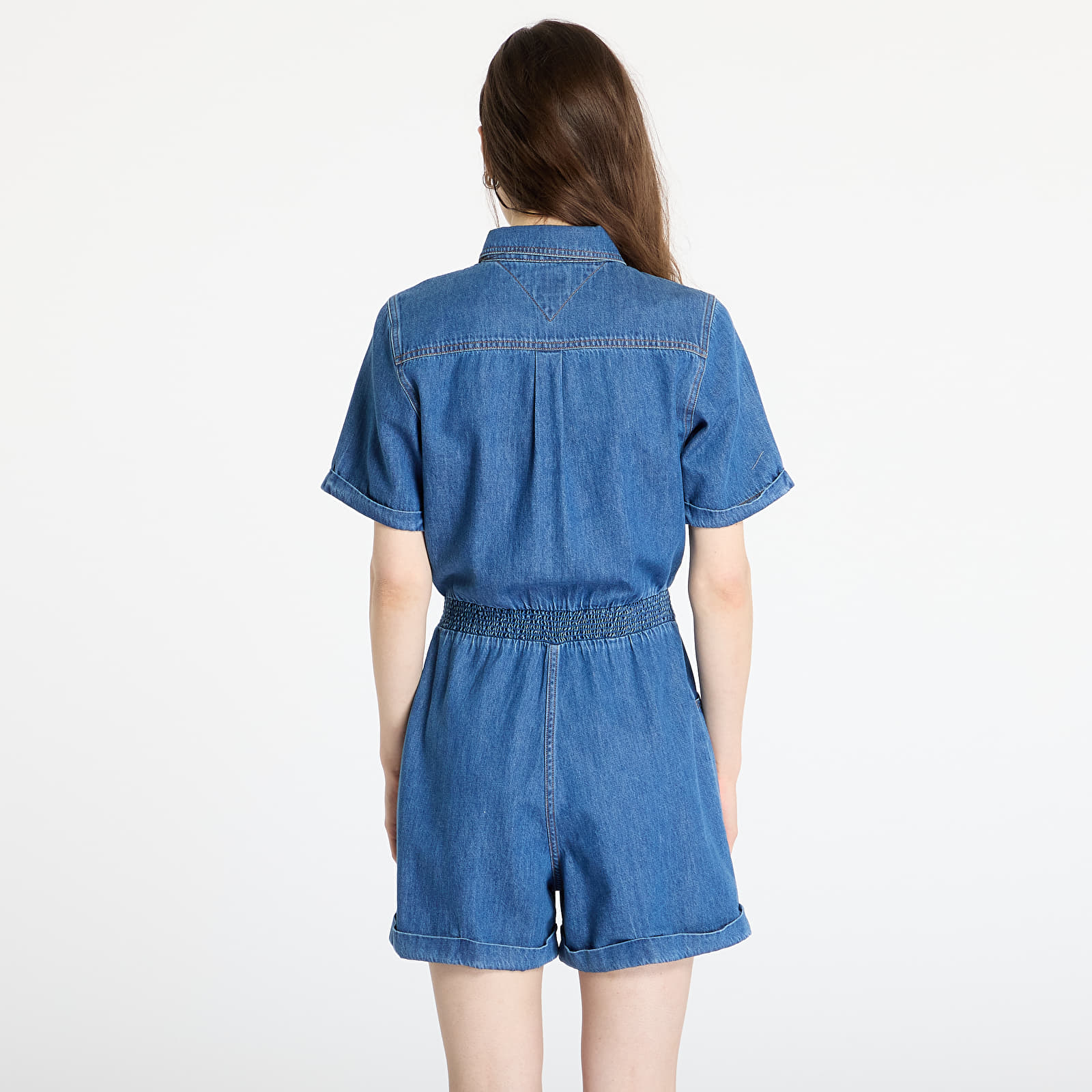 Kombinezoni Tommy Jeans Light Denim Playsuit Denim