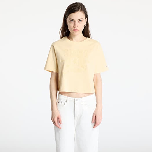 Tommy Jeans Relaxed Tonal Crew T-Shirt Yellow