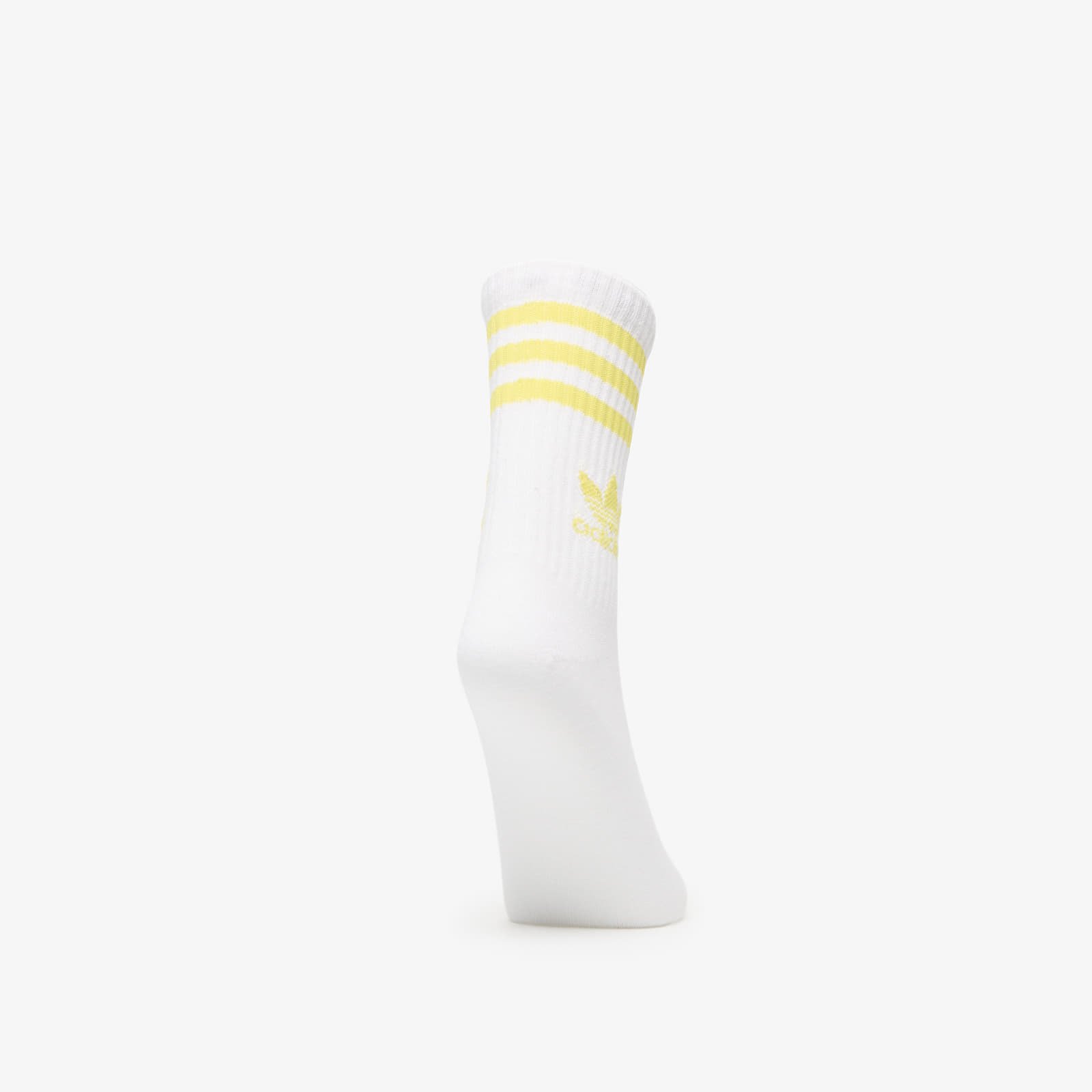 Pánské ponožky adidas 3 Stripes Crew Sock 3-Pack White/ Easy Mint/ White