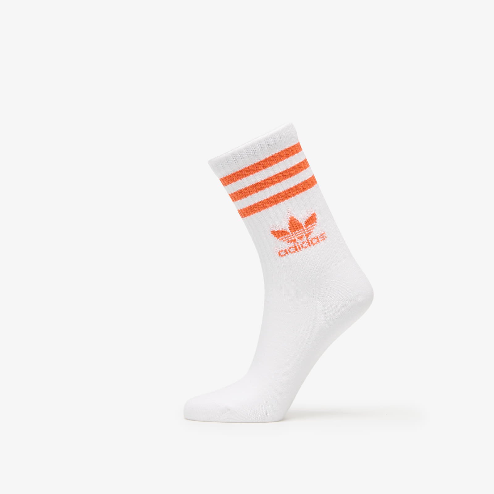 Pánské ponožky adidas 3 Stripes Crew Sock 3-Pack White/ Easy Mint/ White