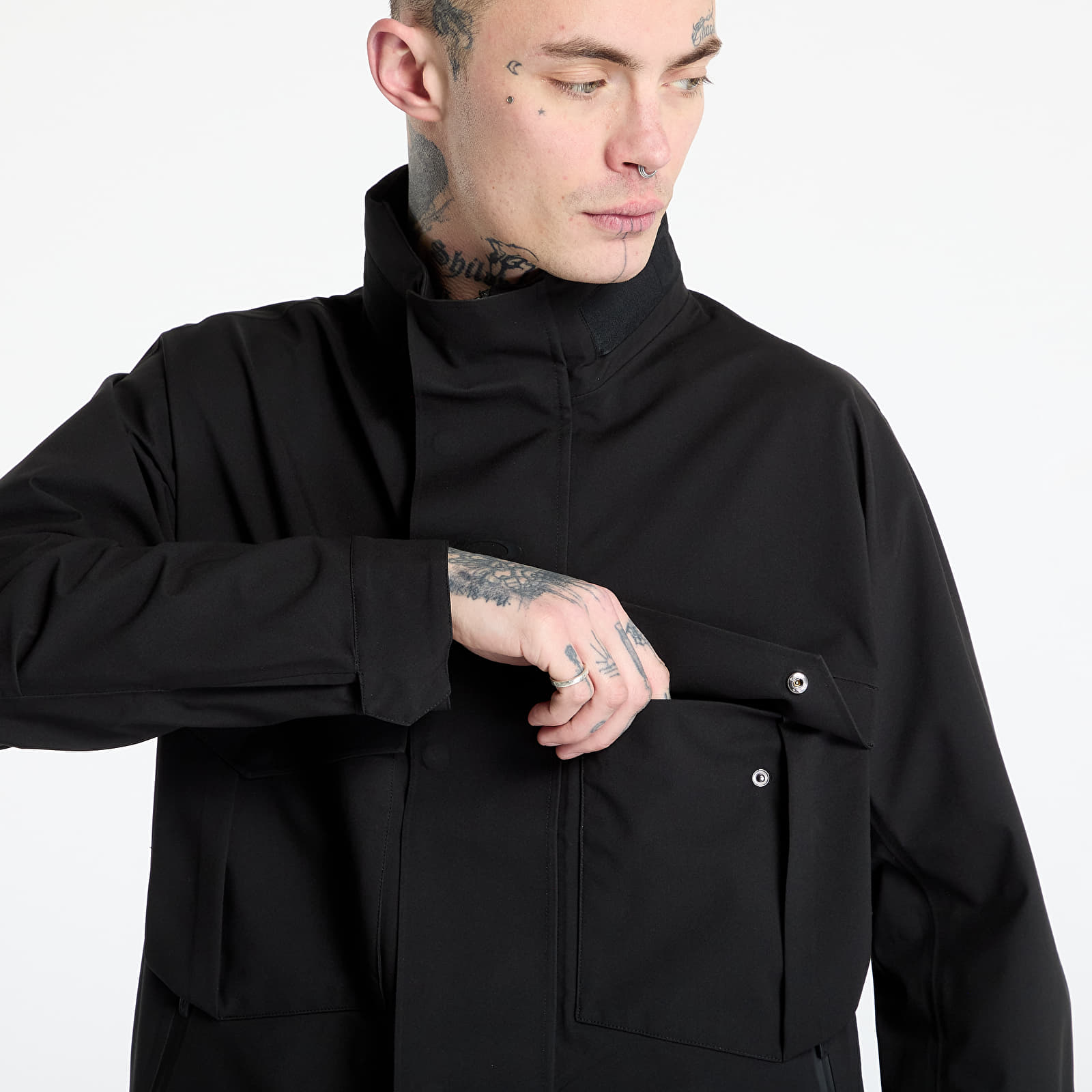 Muške jakne Oakley Wired Mtn Utility Jacket Blackout