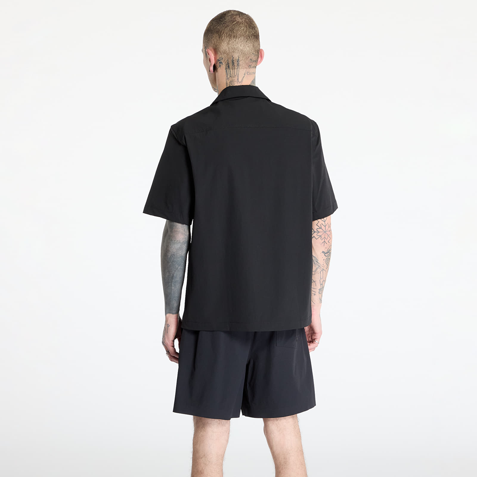 Meeste särgid Oakley Cuban Collar Shortsleeve Shirt Blackout