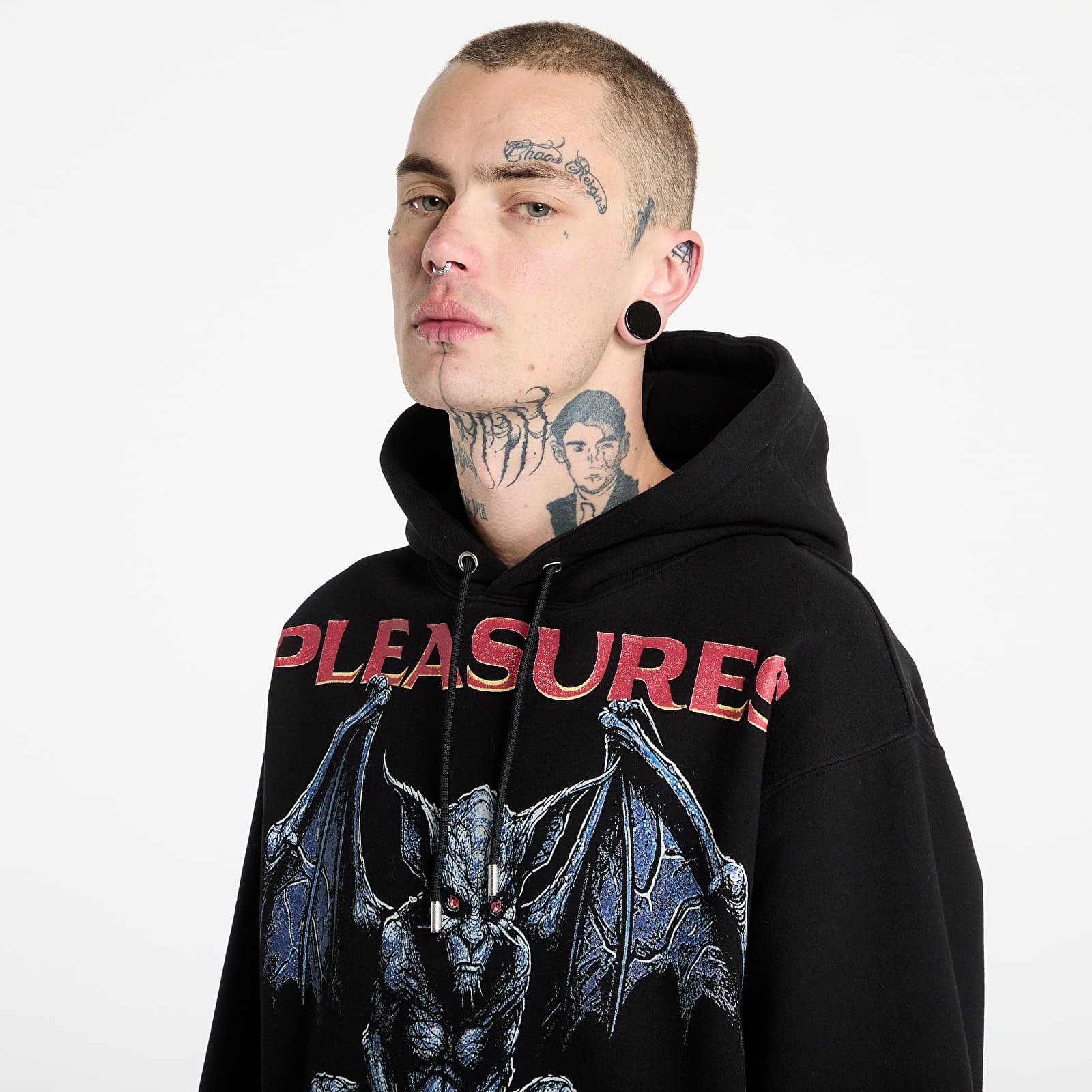 Meeste kampsunid PLEASURES Gargoyle Hoodie Black