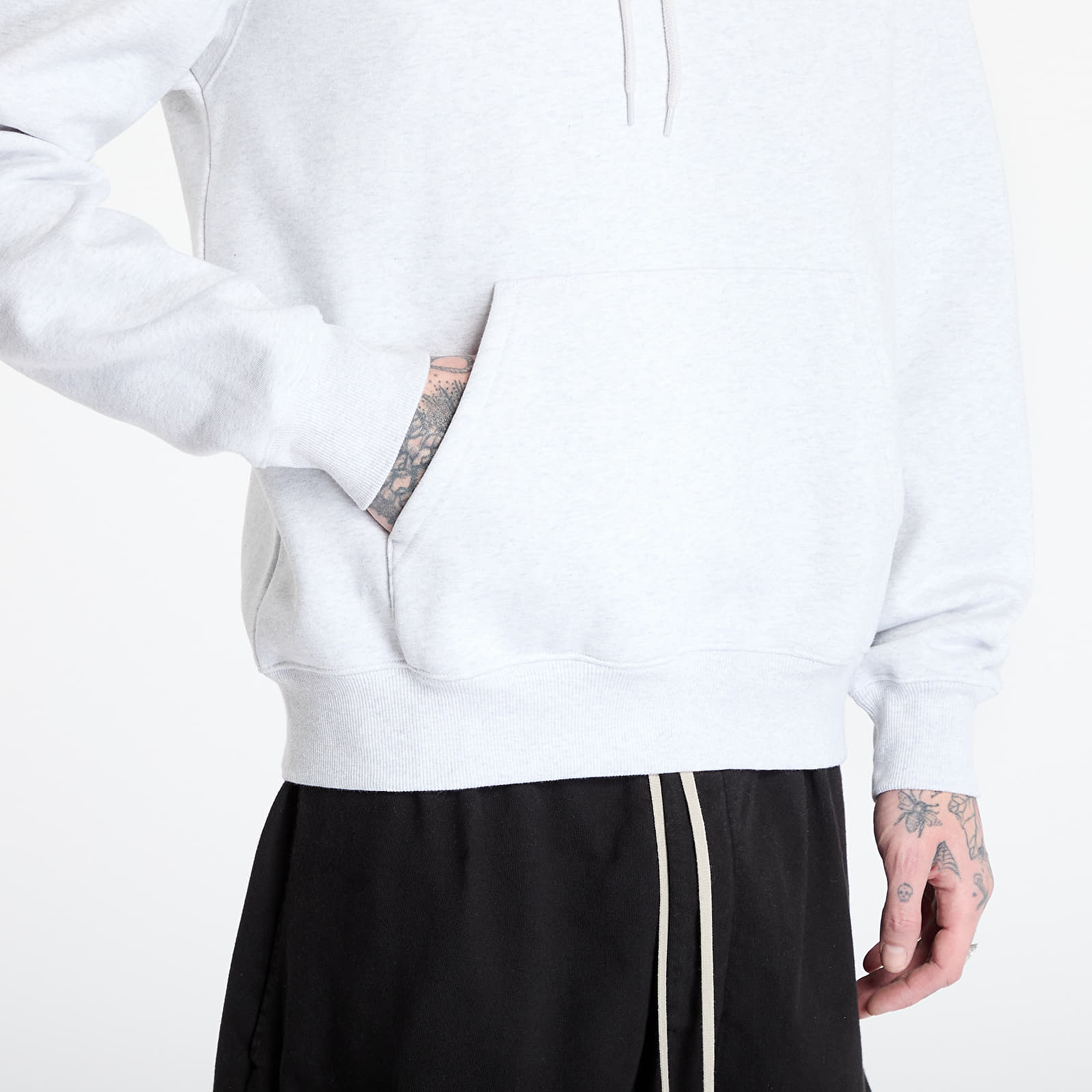 Men's sweatshirts Carhartt WIP Hooded Carhartt Sweat UNISEX Ash Heather/ Air Green