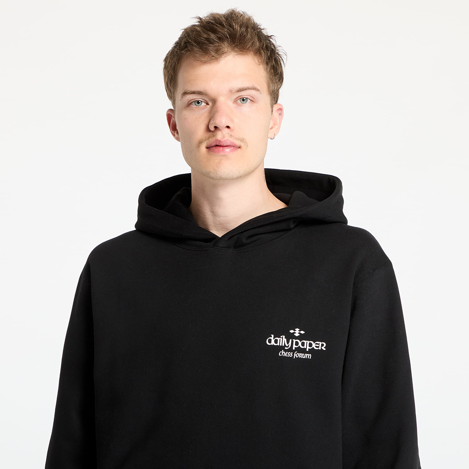 Men's sweatshirts Daily Paper Overlooked Hoodie UNISEX Black