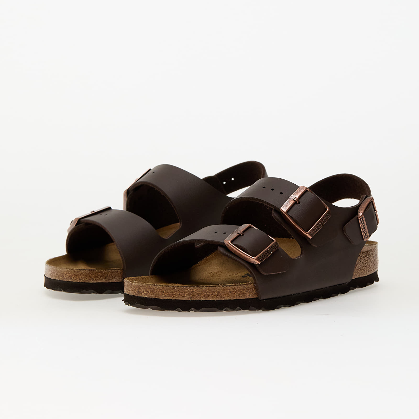 Sneakers und Schuhe für Frauen Birkenstock Milano Birko-Flor Dark Brown