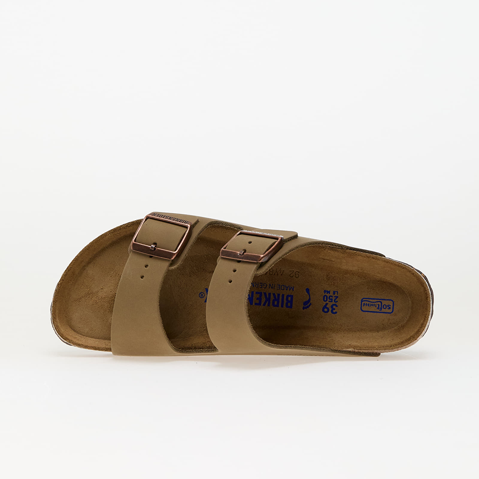Women's sneakers and shoes Birkenstock Arizona Soft Footbed Natural Leather Oiled Tabacco Brown