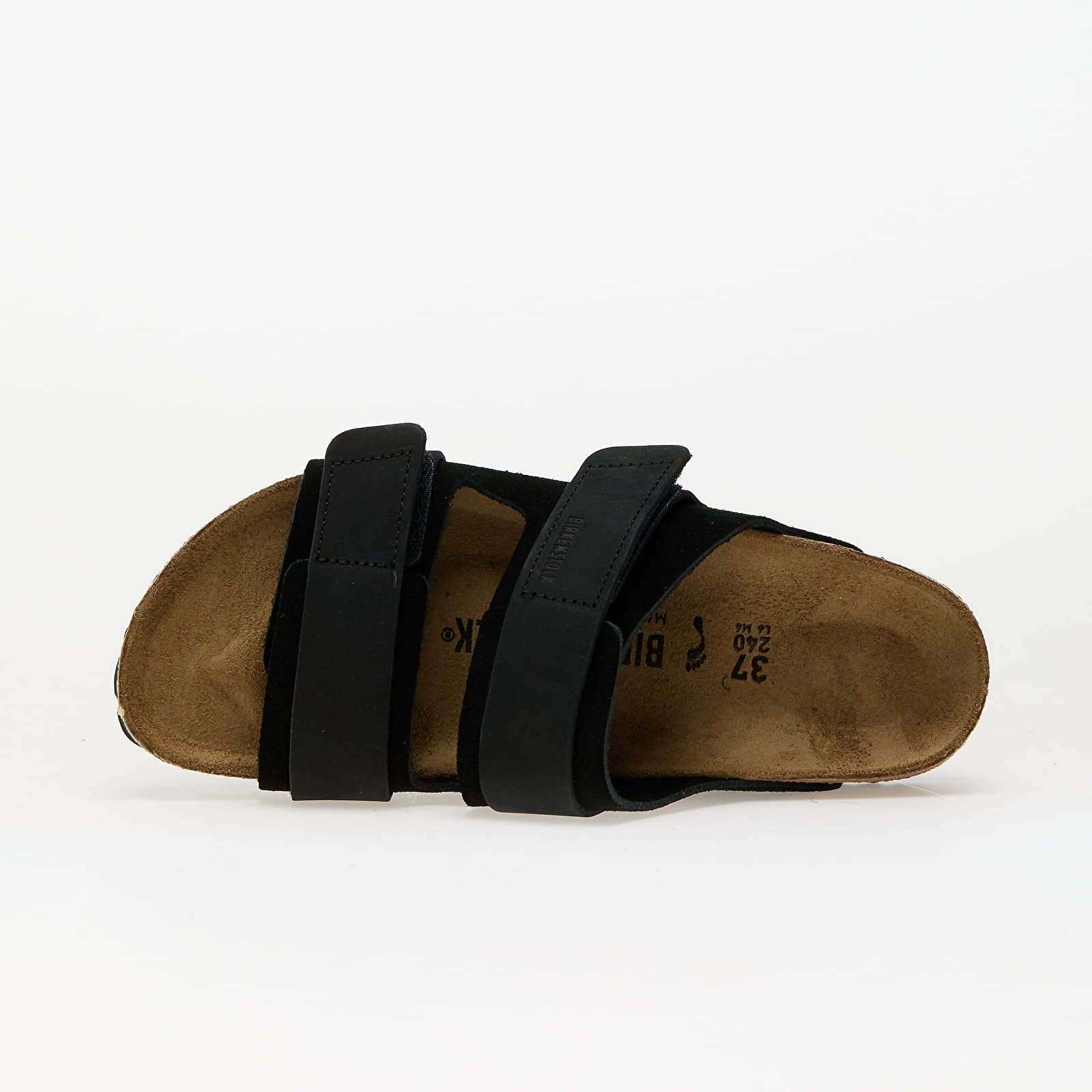 Naiste tossud ja kingad Birkenstock Uji Nubuck Leather/Suede Black